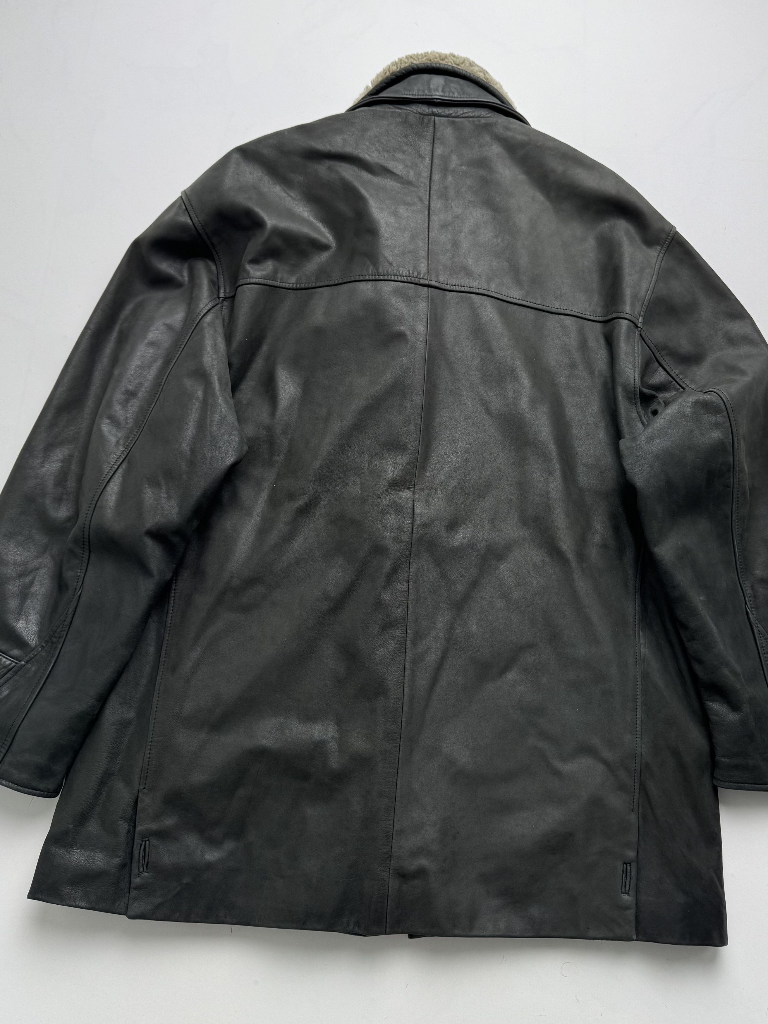 Vintage Vintage Heavy Leather Jacket B8(V406)E2 Size US XXL / EU 58 / 5 - 9 Thumbnail