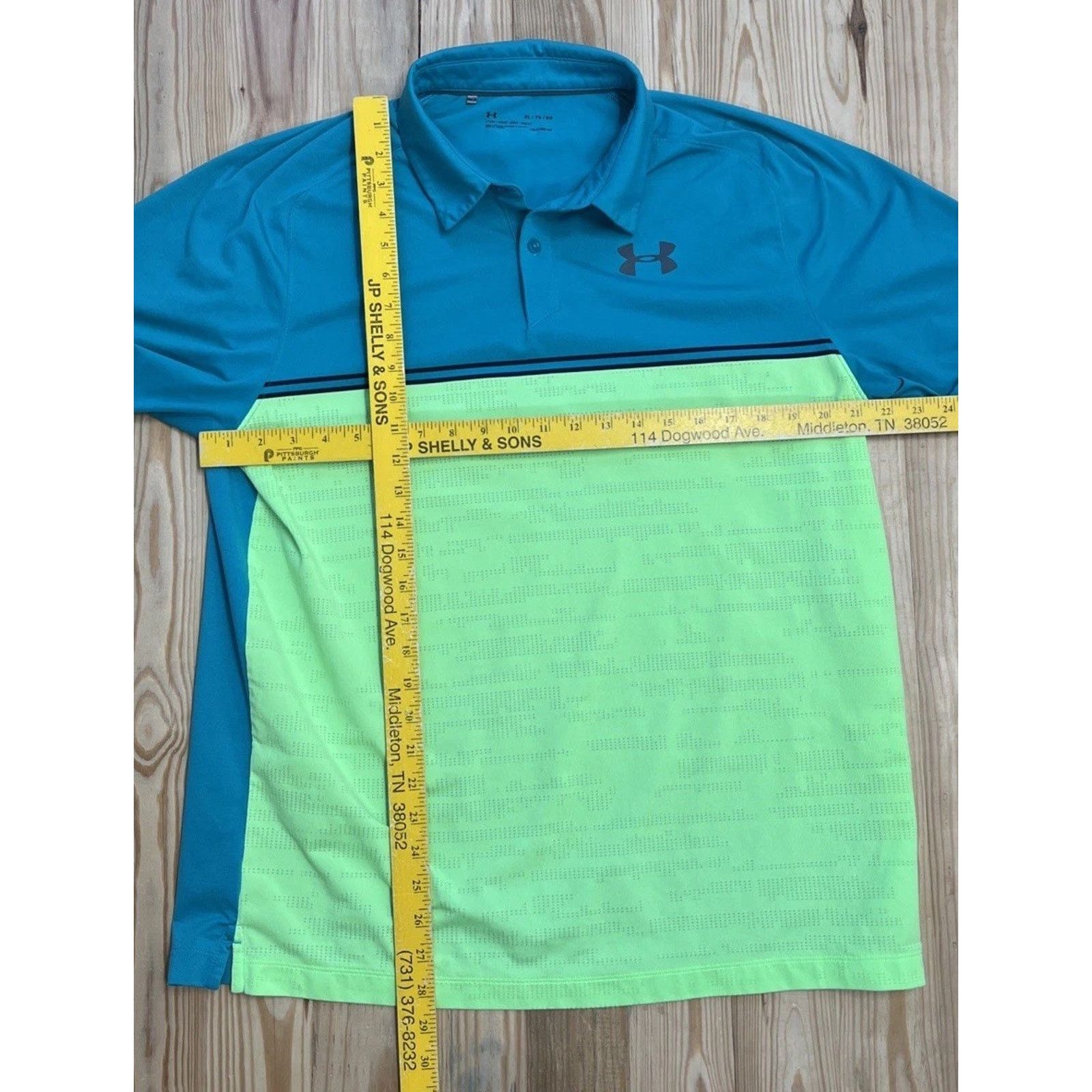 Under Armour Under Armour MEN XL UA Tour Calibrate Polo Heatgear Green Size US XL / EU 56 / 4 - 4 Thumbnail