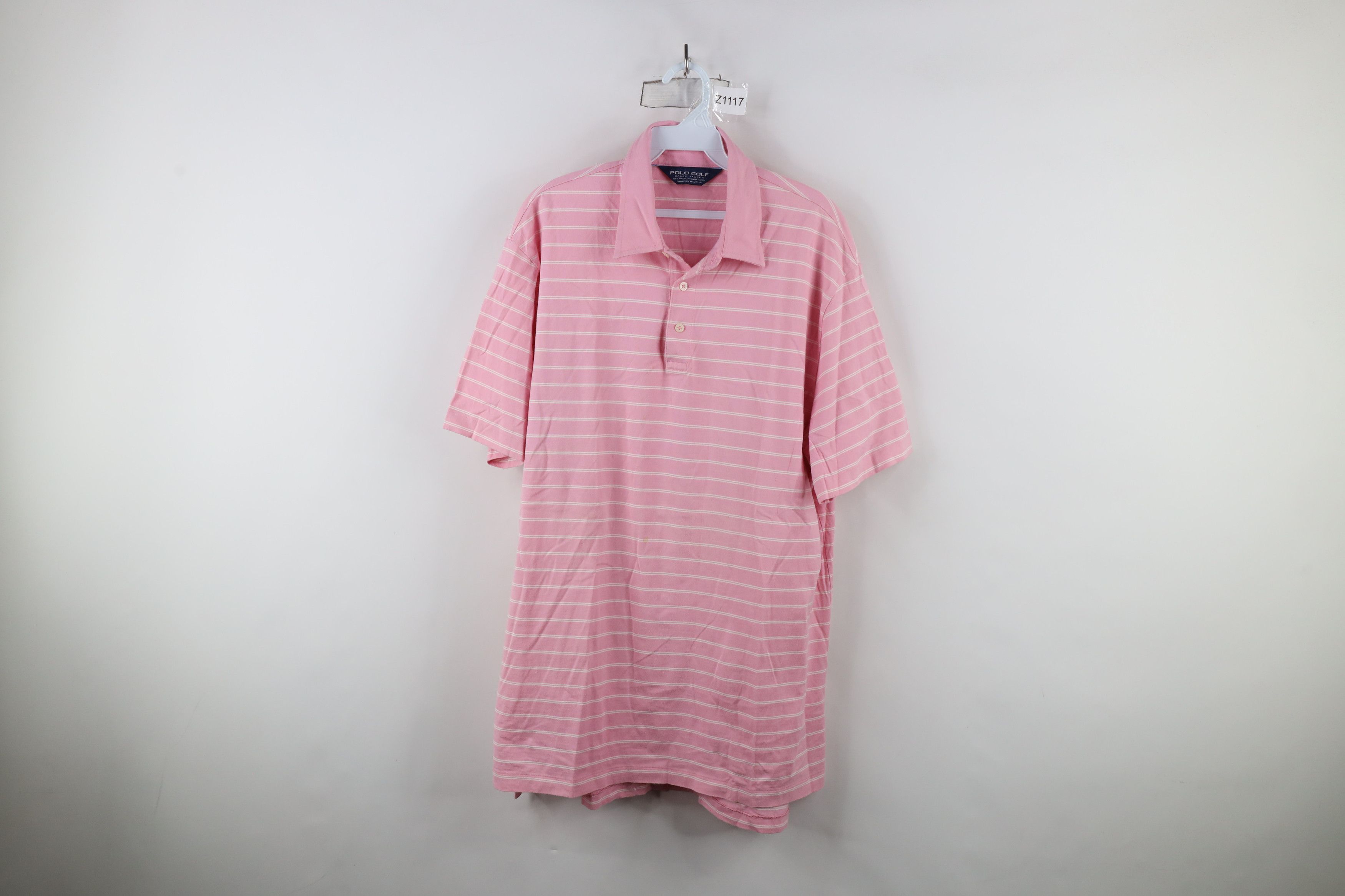 Ralph Lauren × Vintage Vintage Polo Golf Ralph Lauren Pima Cotton Striped Polo Size US L / EU 52-54 / 3 - 1 Thumbnail