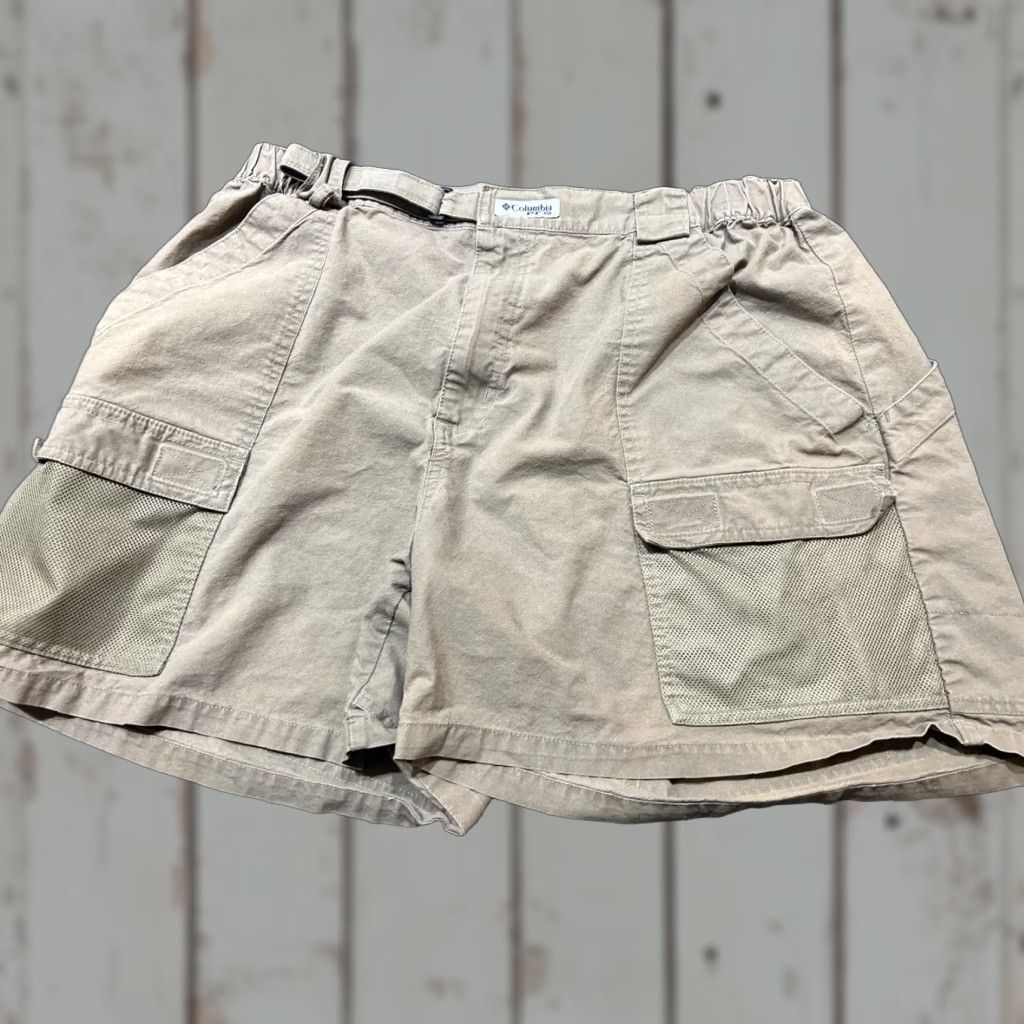 Vintage Columbia PFG Omni-Shade Swim Shorts Mens XXL Light Brown Size US 39 - 1 Thumbnail