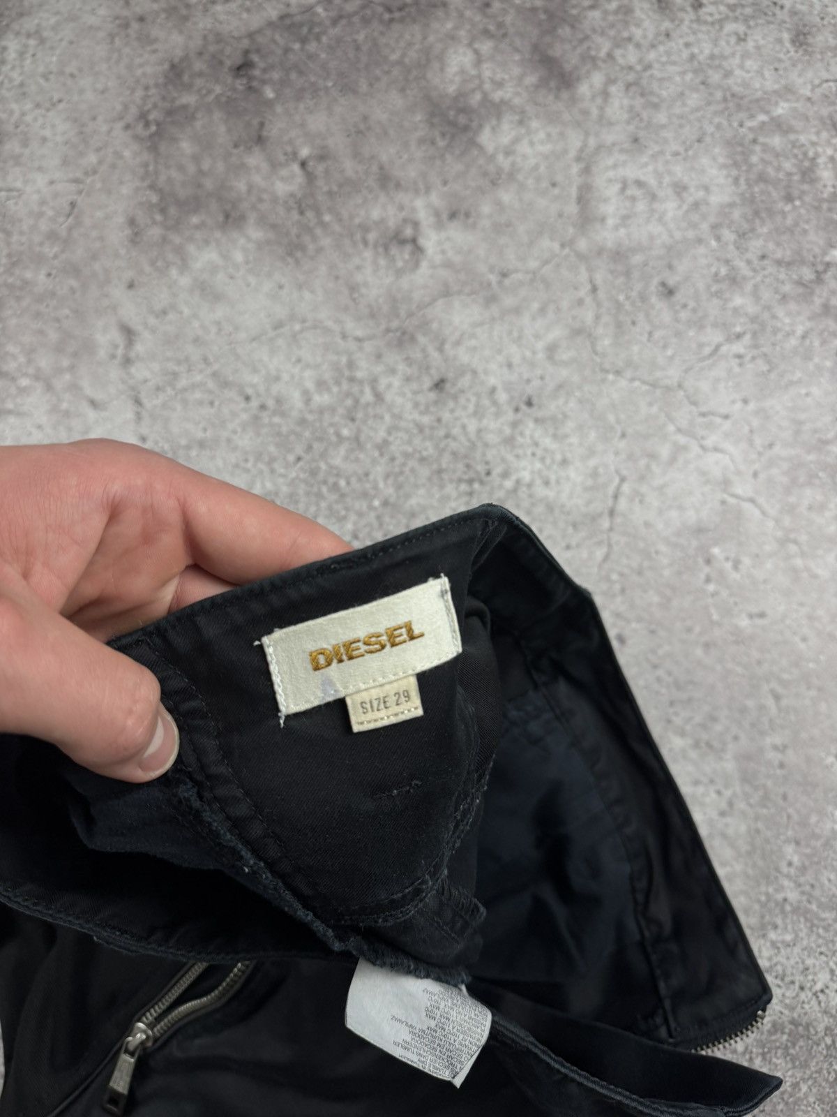 Diesel AVANT GARDE DIESEL RICK OWENS STYLE OPIUM MULTI ZIP PANTS Size 29" - 4 Thumbnail