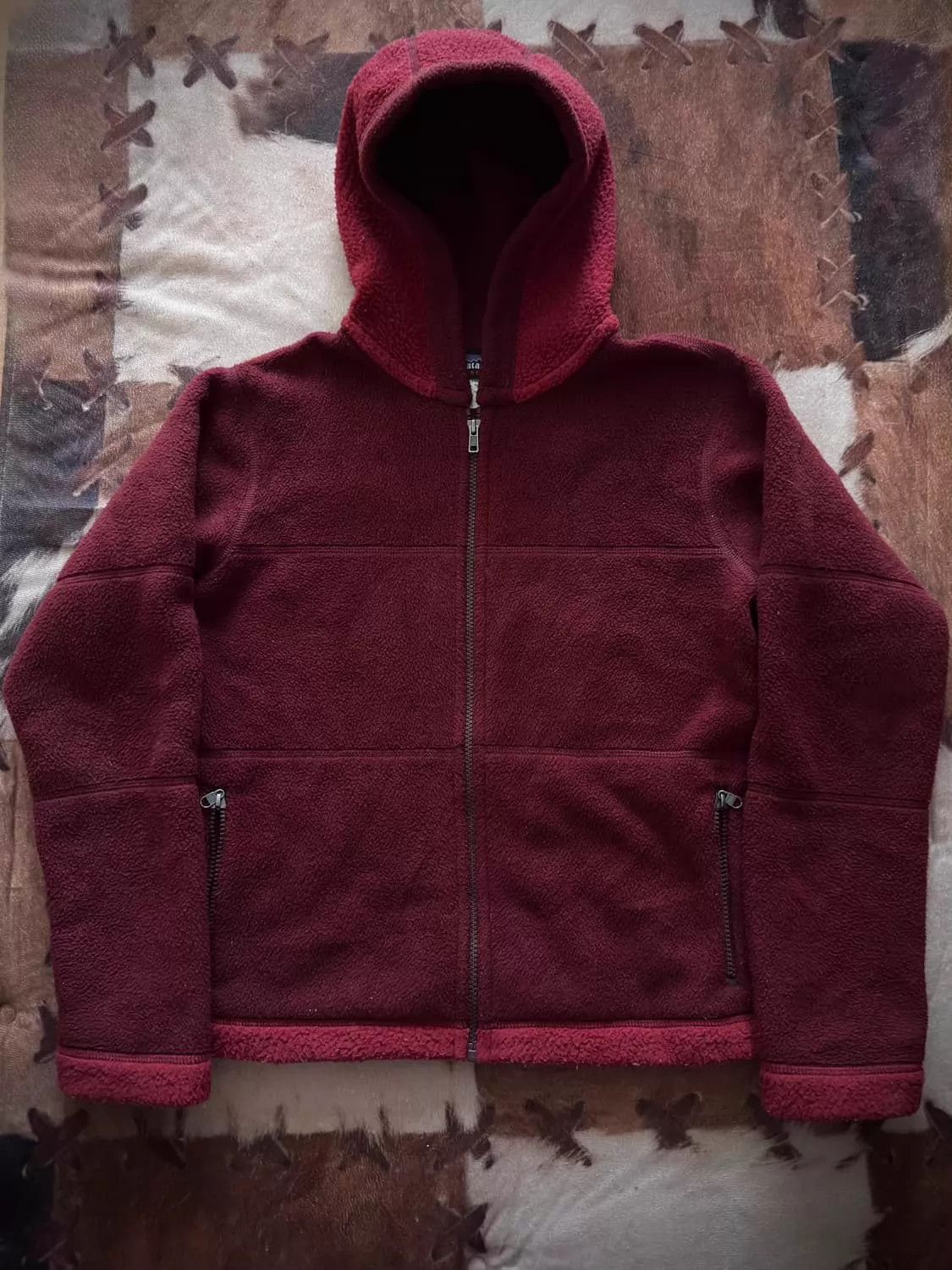 Patagonia Patagonia Vintage Burgundy Fleece Jacket Unisex Size M / US 6-8 / IT 42-44 - 7 Thumbnail