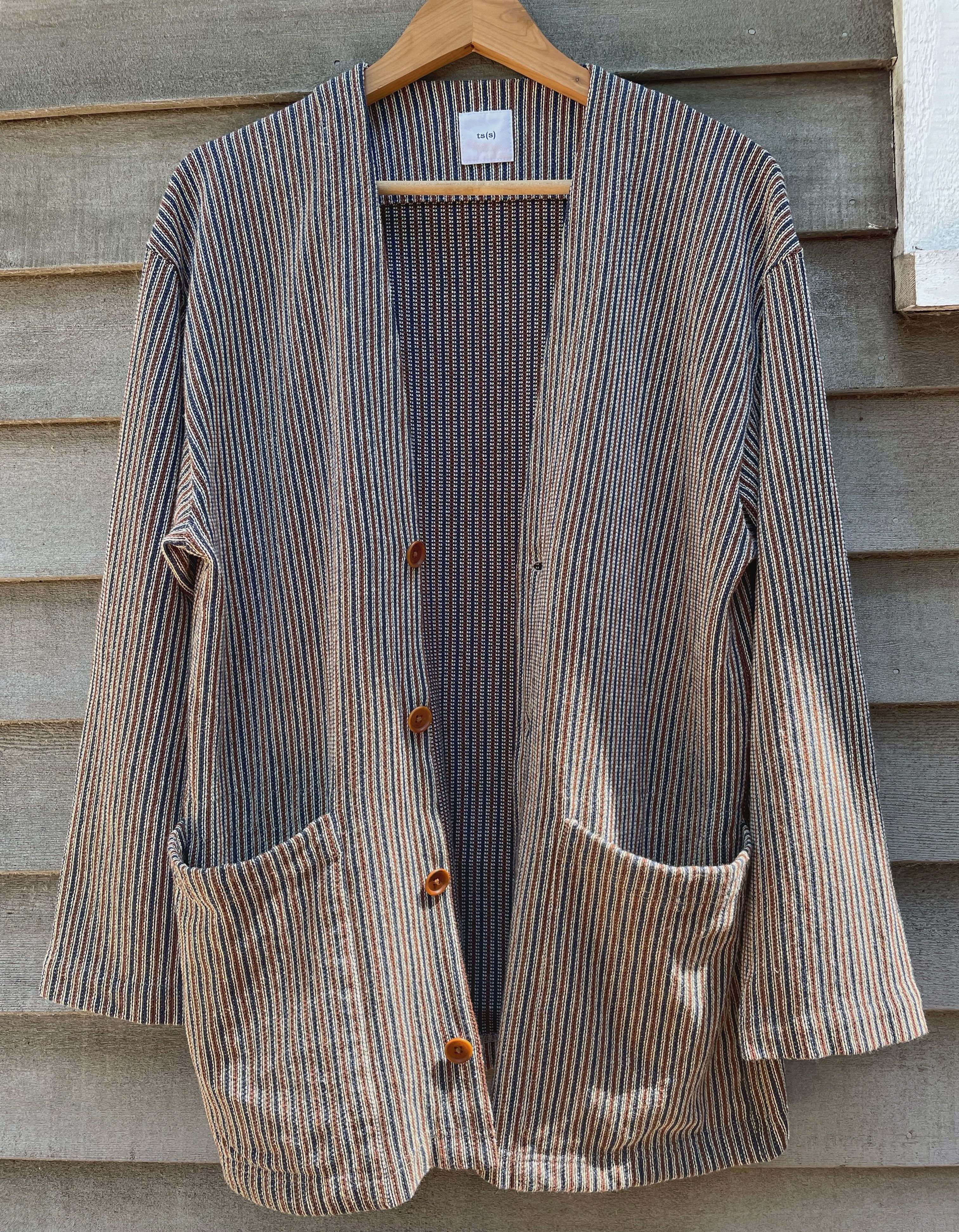 Ts(S) Navy / Natural / Auburn Brown Easy Cardigan Size US M / EU 48-50 / 2 - 1 Thumbnail