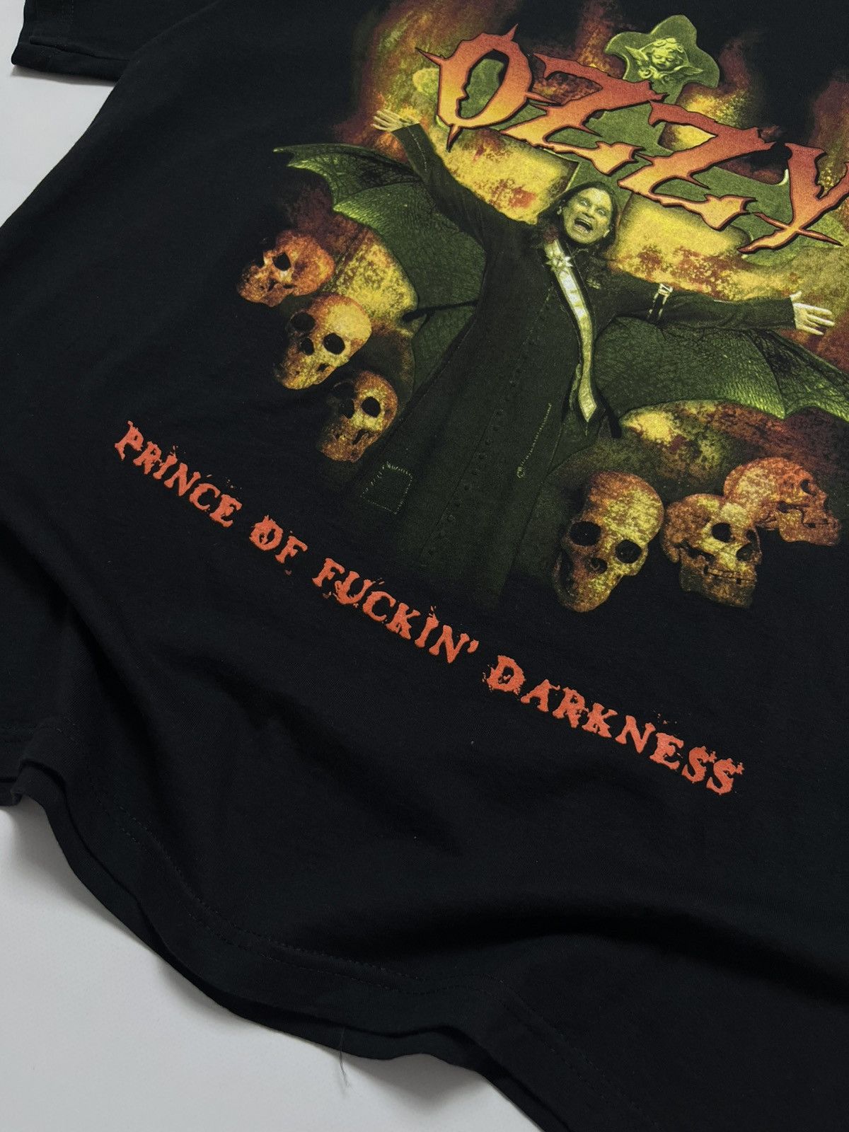 Ozzy Osbourne Rare Ozzy Osbourne Prince Of Fuckin’ Darkness T-Shirt 00s Size US L / EU 52-54 / 3 - 5 Thumbnail