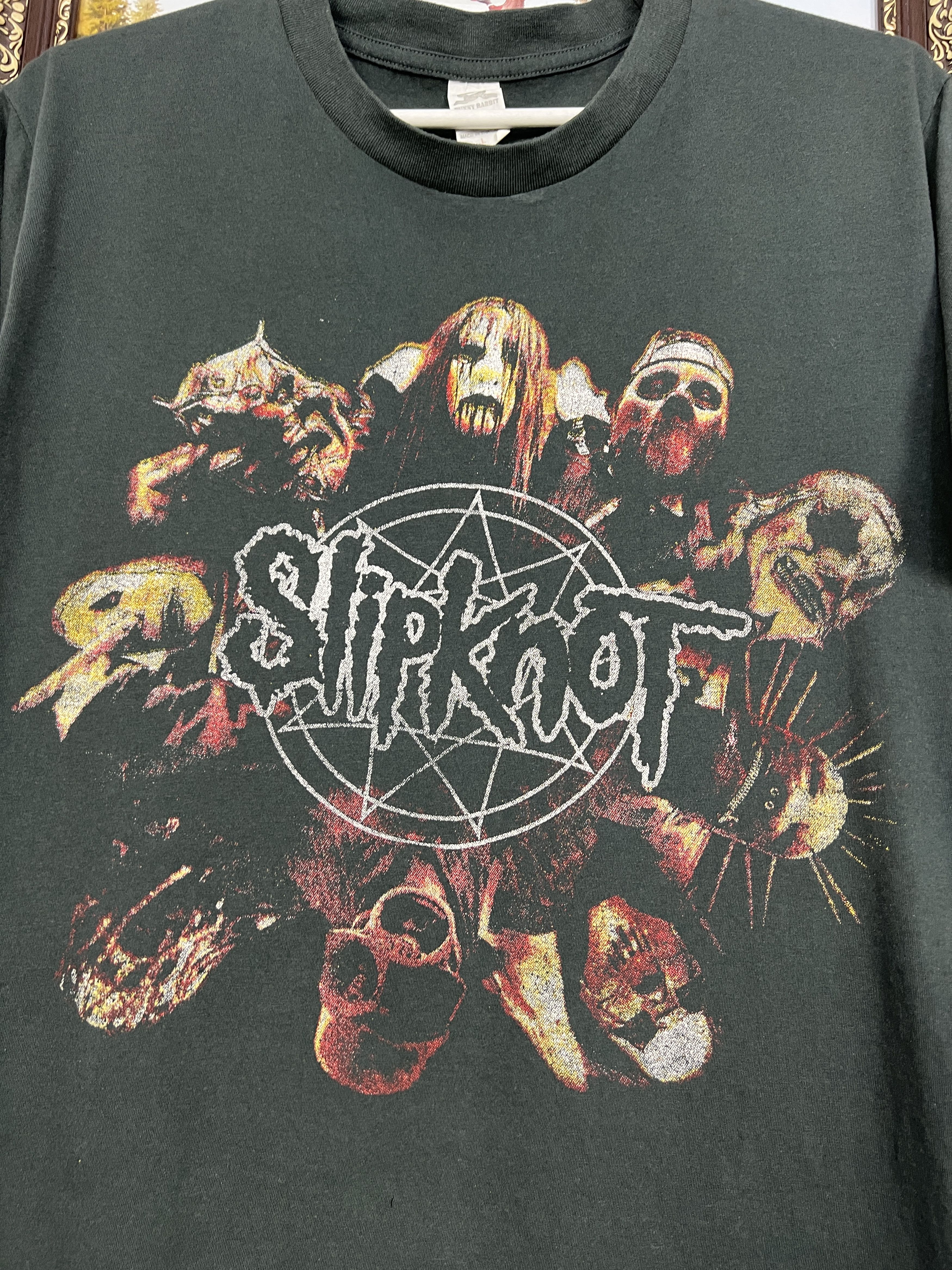 Vintage Vintage Slipknot Iowa Band Shirt Over Print Rare Big Logo Size US M / EU 48-50 / 2 - 5 Thumbnail