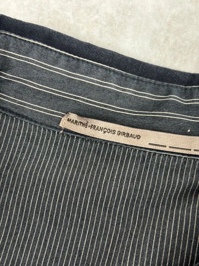 Marithe + Francois Girbaud 1990s Marithé + François Girbaud Brown Wings Distressed Shirt Size US L / EU 52-54 / 3 - 11 Thumbnail