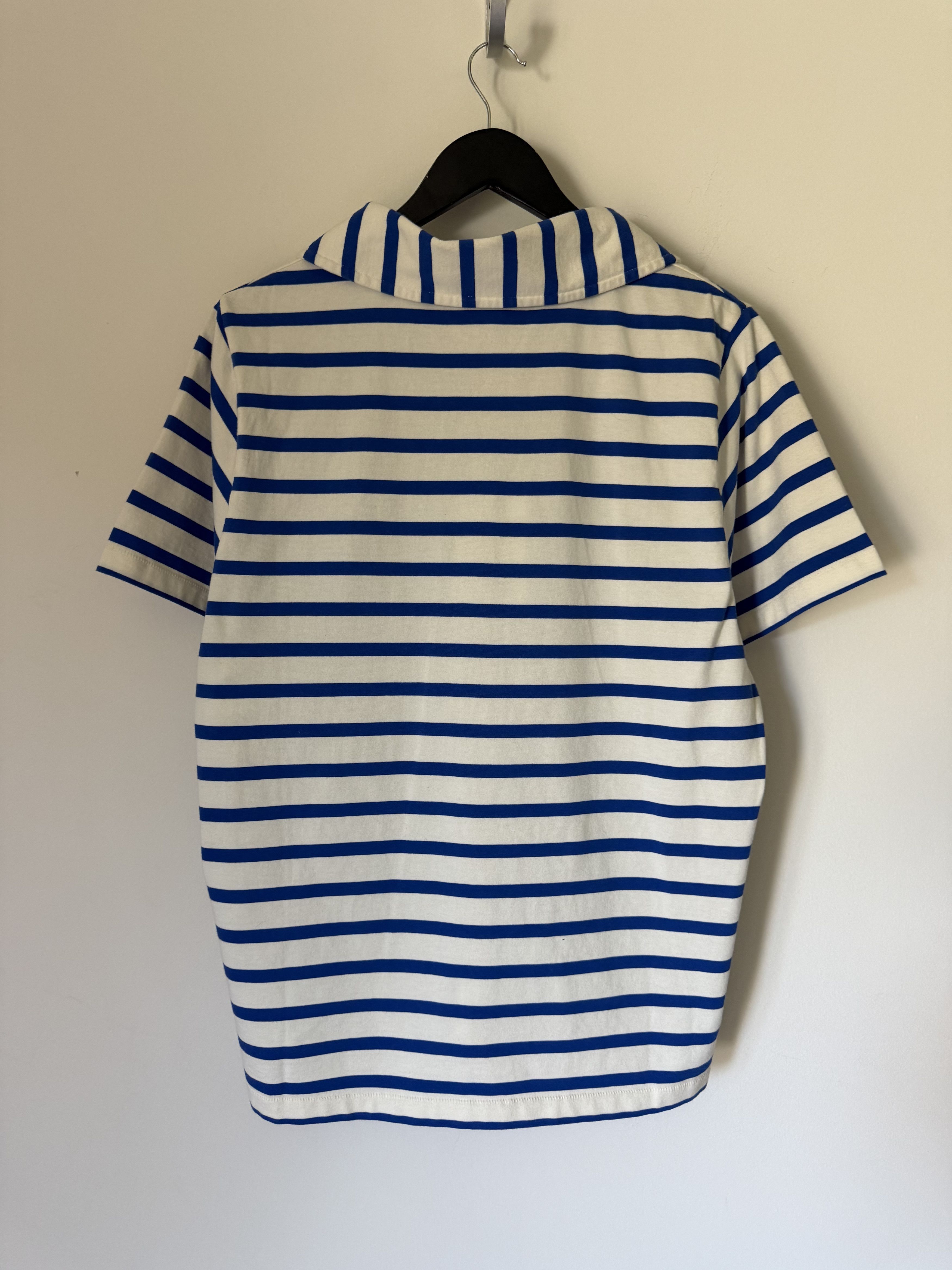 Bode Bode Margate Polo in White Blue Size US M / EU 48-50 / 2 - 5 Thumbnail