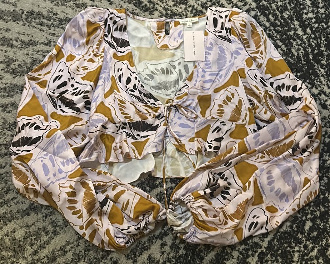 For Love & Lemons For Love & Lemons Esmeralda Crop Top size L Size L / US 10 / IT 46 - 3 Thumbnail