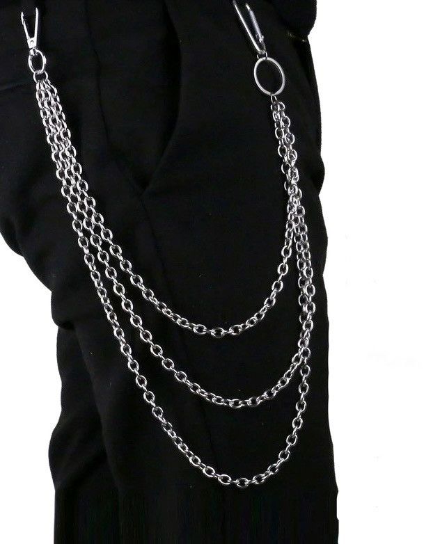 Vintage Vintage Triple Layer Wallet Chain Size ONE SIZE - 3 Thumbnail
