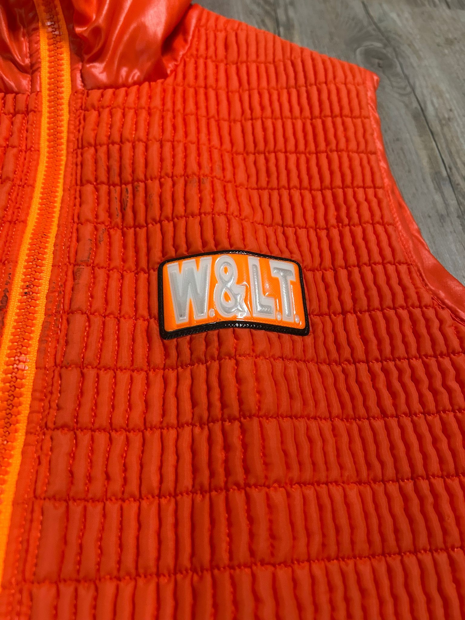 Walter Van Beirendonck Walter Van Beirendonck W&LT Quilted Vest Neon Orange Archive Size US M / EU 48-50 / 2 - 2 Thumbnail