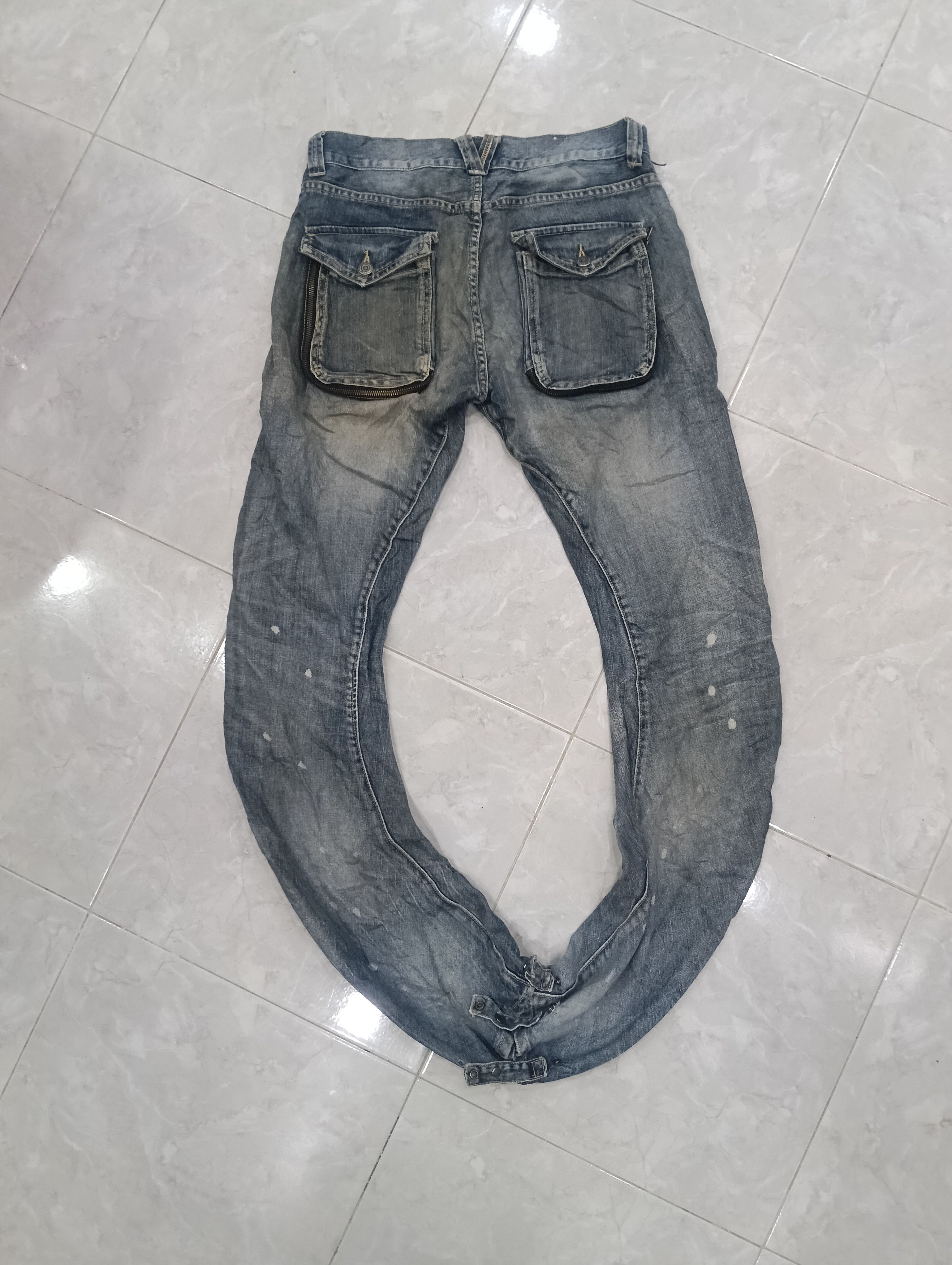 If Six Was Nine Ppfm Japan Brand Curve Jeans Size US 33 - 9 Thumbnail