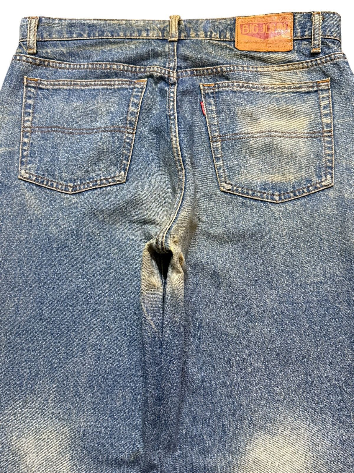 Big John Vintage Big John Blue Mud Wash Faded Clawmark Wide Leg Baggy Size US 36 / EU 52 - 5 Thumbnail