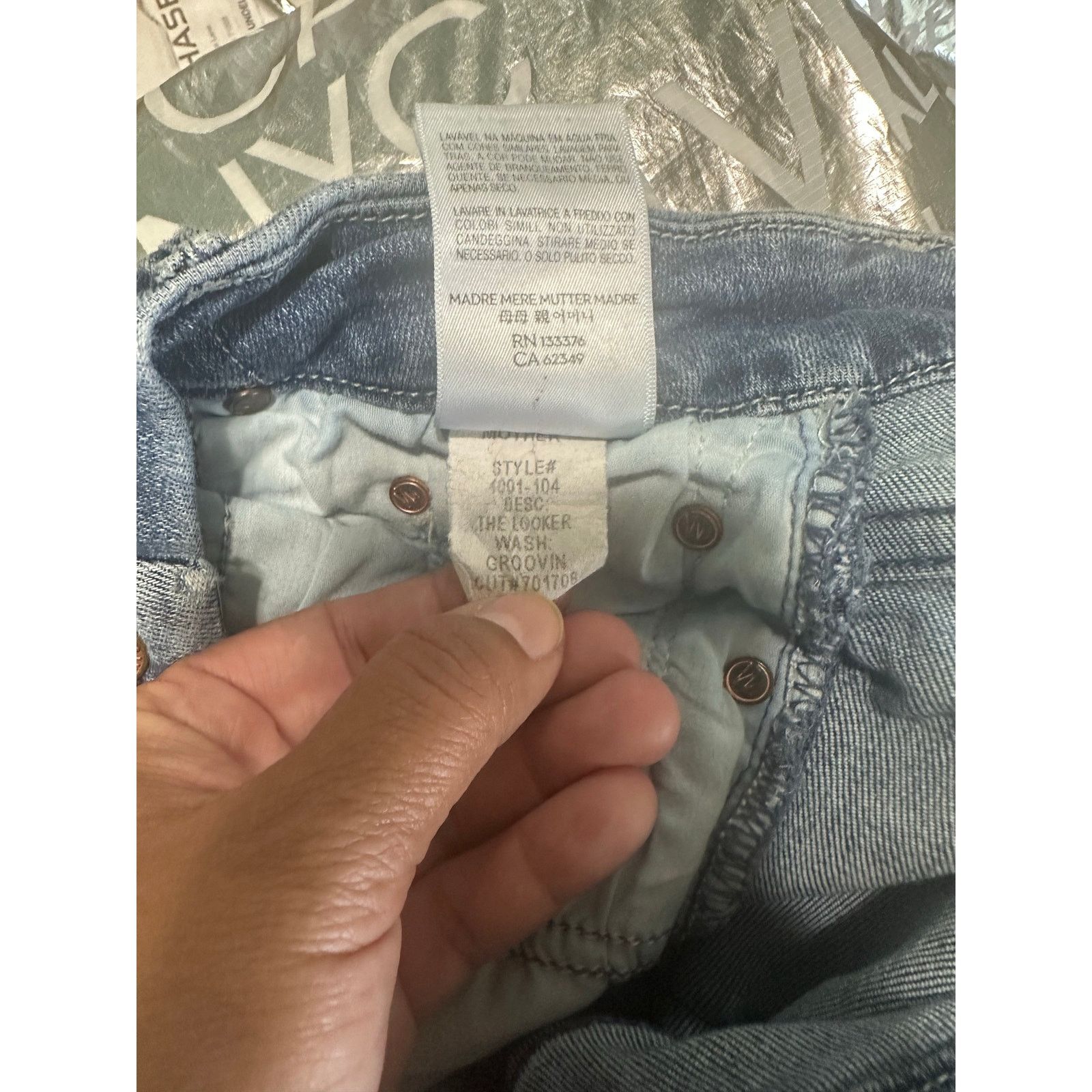 MOTHER Mother The Looker Skinny Jeans – Size 24, Sleek & Chic Fit Size 24" / US 00 / IT 34 - 2 Thumbnail