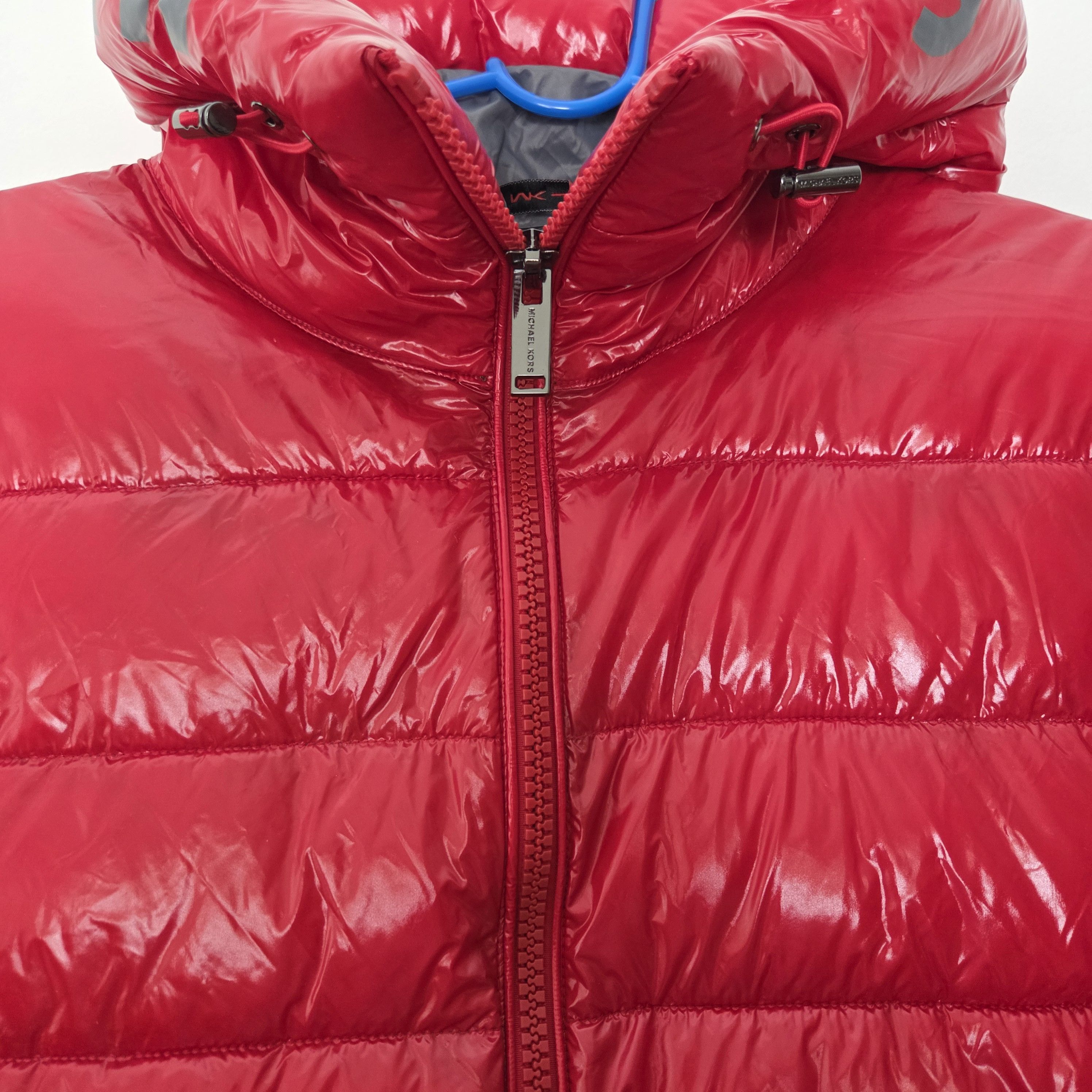 Michael Kors MICHAEL KORS Puffer Insulated Shine Red Jacket Size L Size US L / EU 52-54 / 3 - 3 Thumbnail