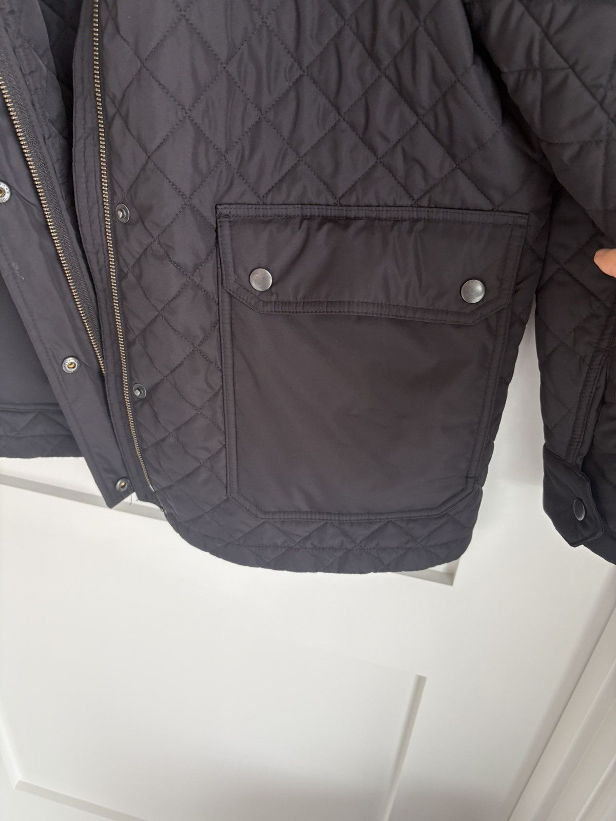 Lands' End Lands' End Reversible Barn Quilted Jacket L/P (14-16) Size L / US 10 / IT 46 - 4 Thumbnail