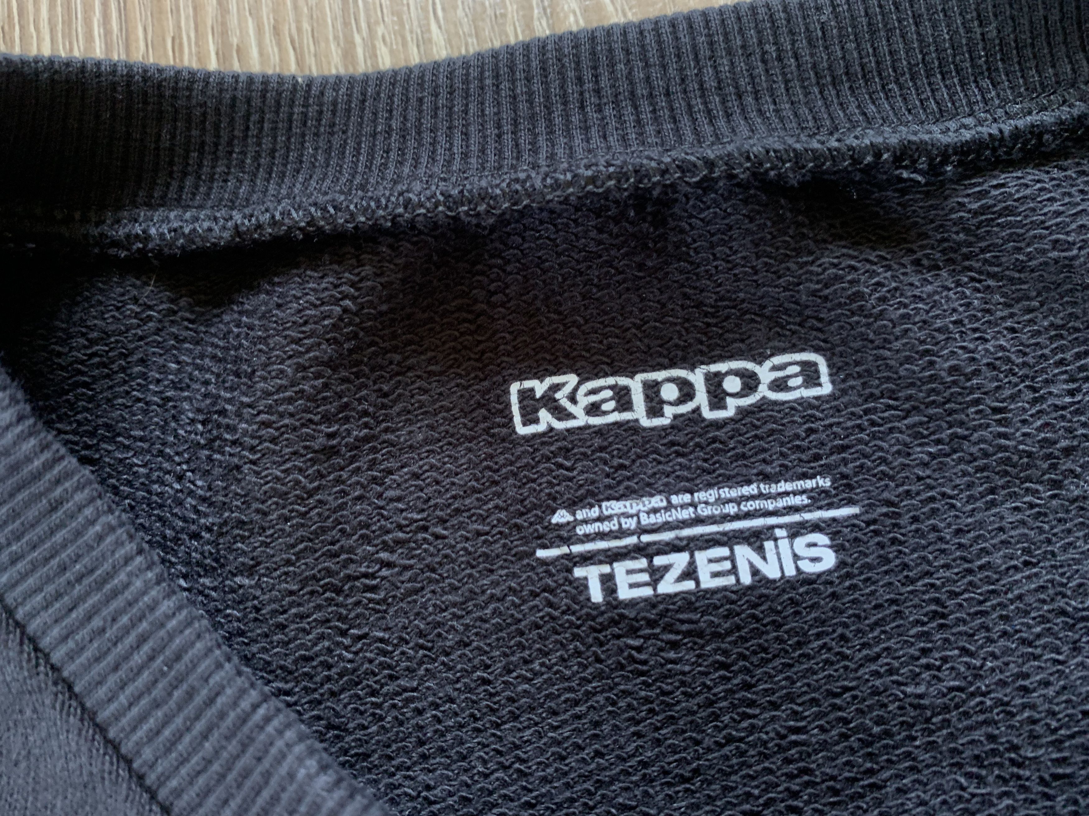 Kappa Kappa Black Big Logo Cotton Lampas Sweatshirt Size US M / EU 48-50 / 2 - 7 Thumbnail