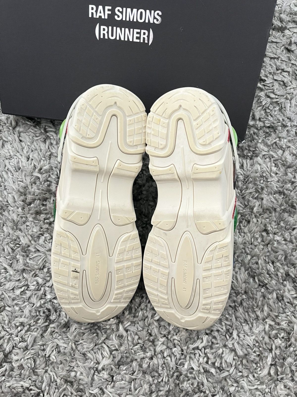 Raf Simons Raf Simons Cylon-21 (Runner) Cream brown blue Size US 8 / EU 41 - 9 Thumbnail