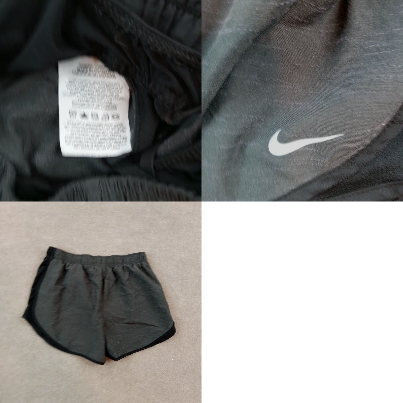 Nike Nike Womens Running Shorts Gray Dri-Fit Medium Athletic Elastic Waist Drawstring Polyester Size 27" / US 4 / IT 40 - 8 Thumbnail