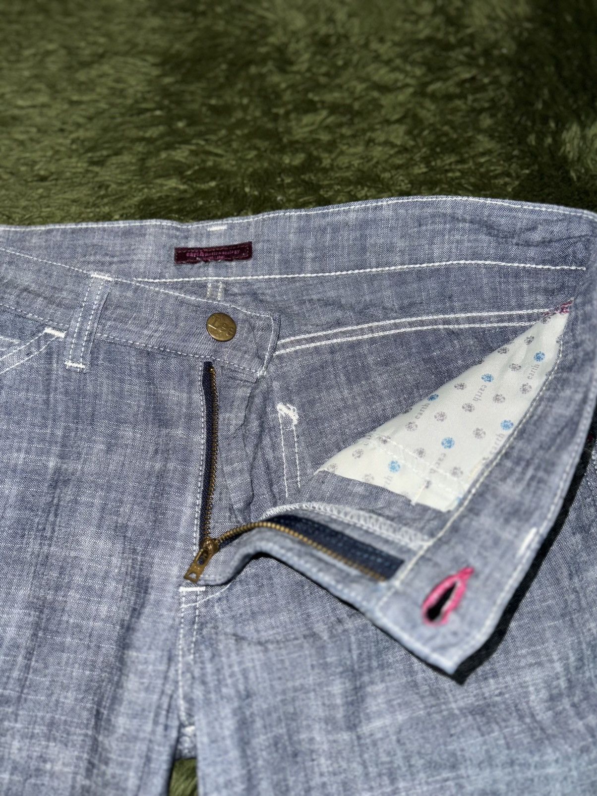 Lee [M] LEE Made in Japan EME Line Chambray Work Pants Size US 30 / EU 46 - 3 Thumbnail