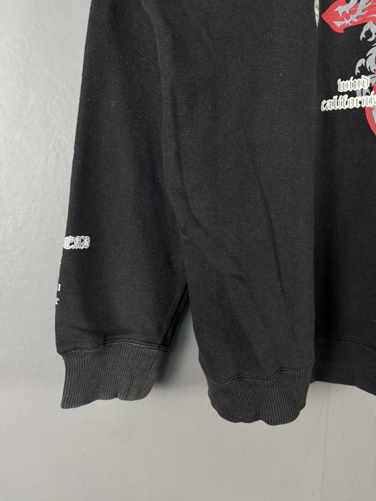 Dragonfly × Japanese Brand × Vintage JAPANESE DESIGN DRAGON FLY CROSS LOGO HOODIE SWEATSHIRT Size US S / EU 44-46 / 1 - 6 Thumbnail