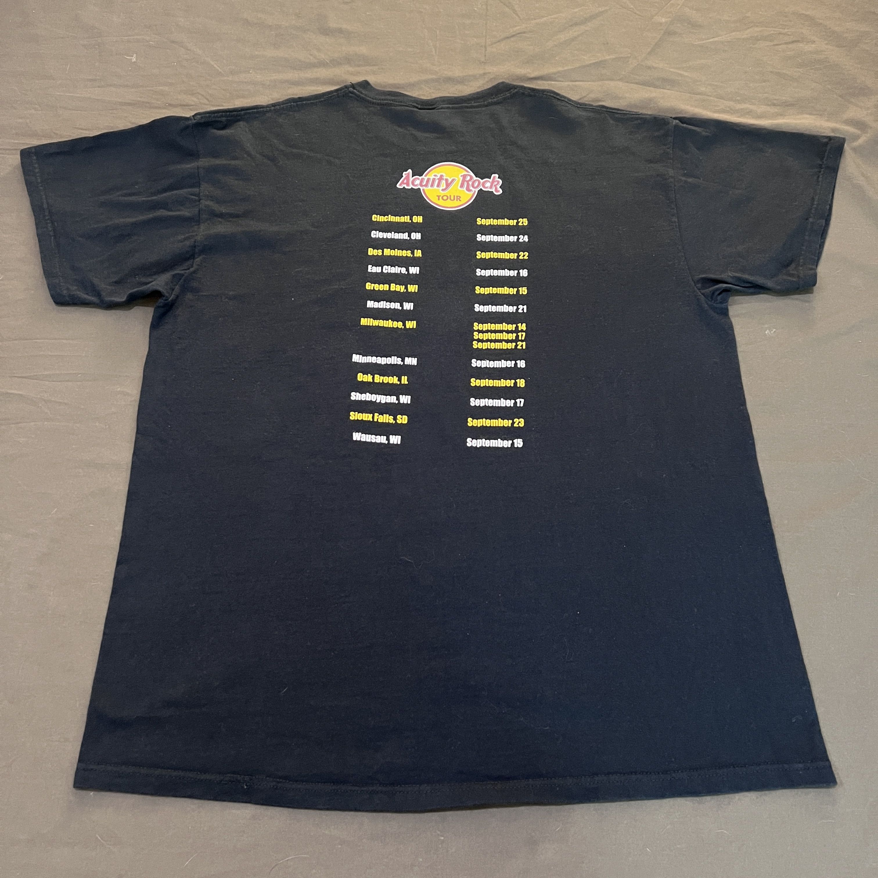 Band Tees × Vintage Vintage Y2K Acuity Insurance Rock Tour Tee XL The Soundtrack Size US XL / EU 56 / 4 - 4 Thumbnail