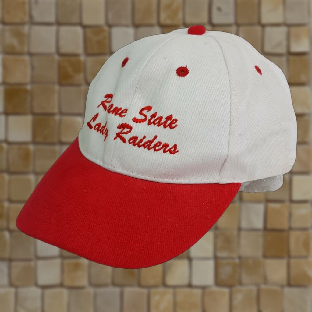 Etro VINTAGE Lady Raiders Hat Baseball Cap Retro College Snapback ATT Headwear Unisex Adjustable Twill White 90s Y2K Sports Basketball University Colleg e Size ONE SIZE - 1 Thumbnail