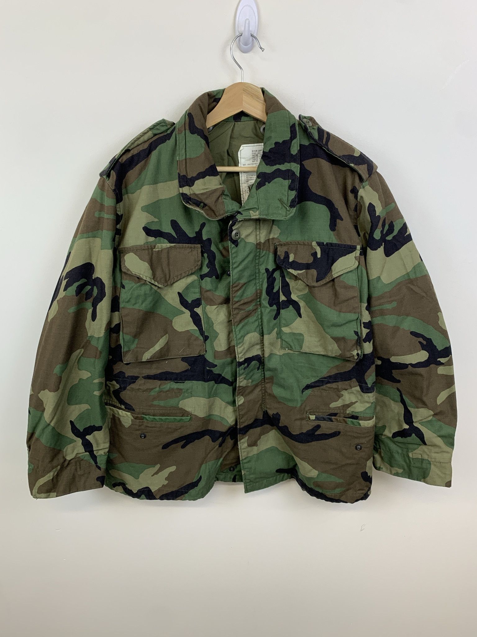 Other Vintage Military Forest Camo BDU M51 Field Coat Size Medium Small Size US M / EU 48-50 / 2 - 1 Thumbnail