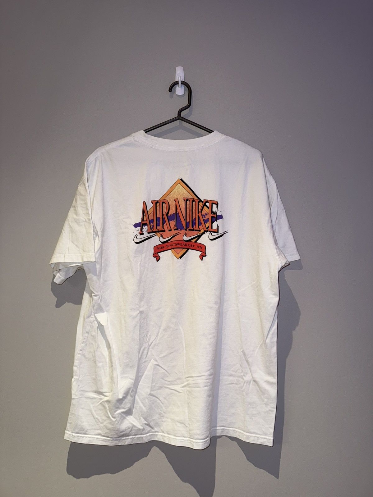 Nike White Nike Tee Size US L / EU 52-54 / 3 - 2 Thumbnail