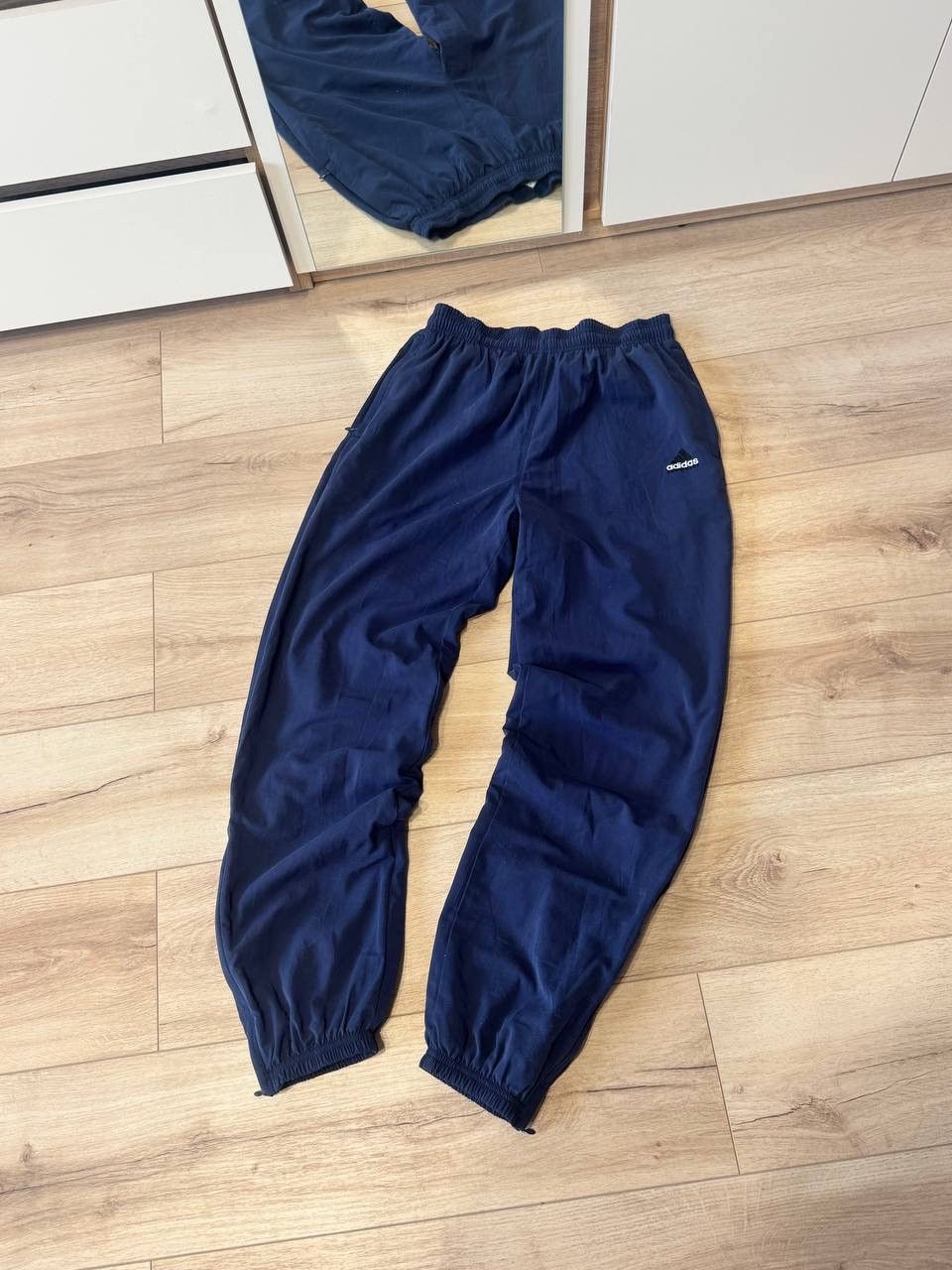 Adidas Retro Adidas Navy Blue Burgundy Tracksuit Jacket Pants Set Size US M / EU 48-50 / 2 - 6 Thumbnail