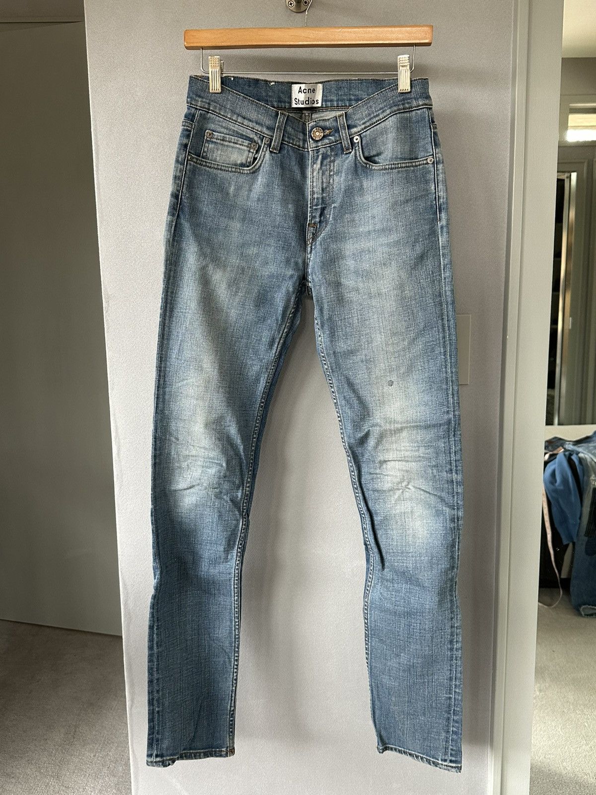 Acne Studios Acne Studios Ace LT Prince Men’s Denim 29/32 Slim Fit Size US 29 - 1 Thumbnail