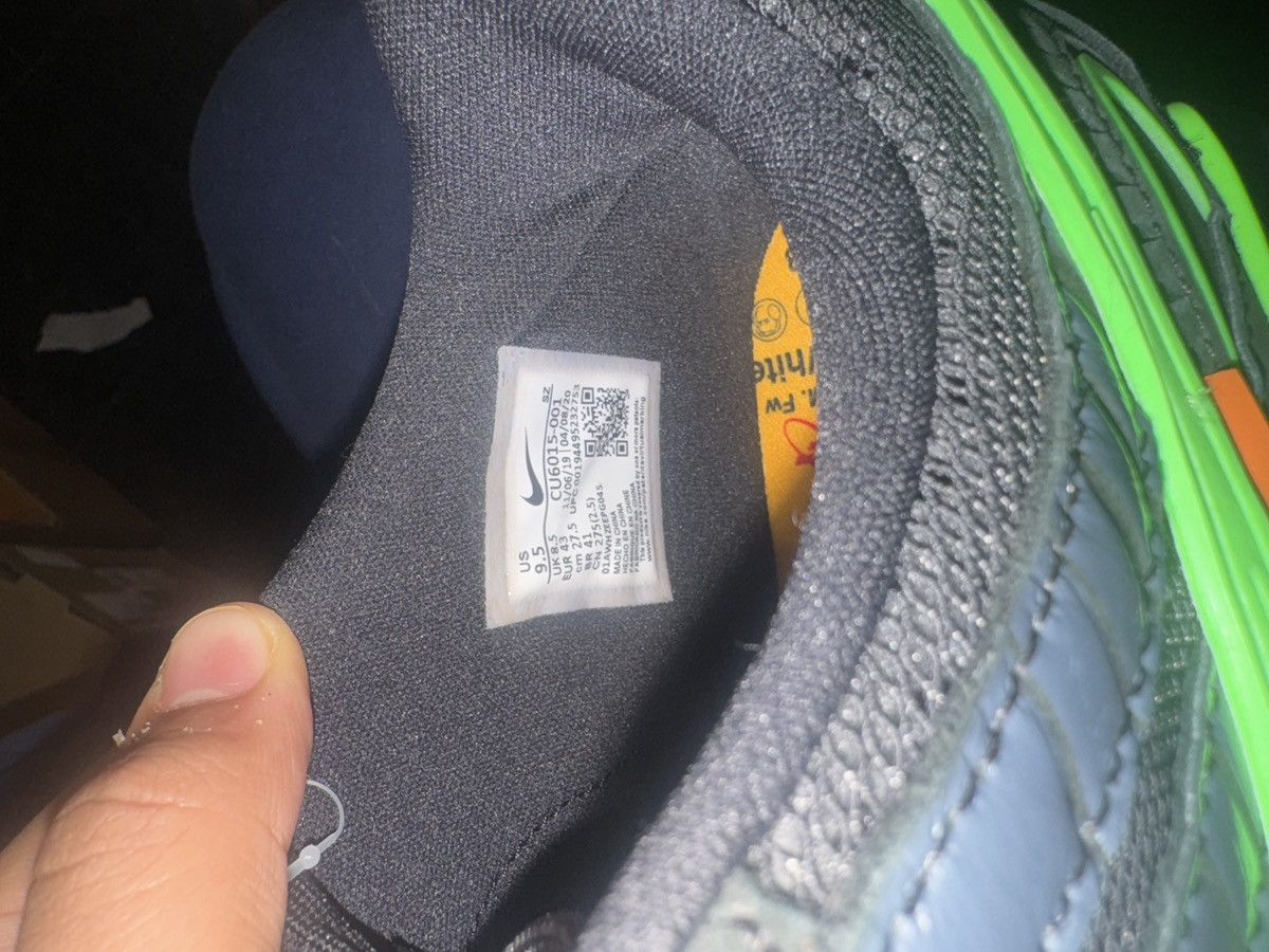 Nike × Off-White Offwhite green strike size 9.5 og all worn 1x Size US 9.5 / EU 42-43 - 7 Thumbnail