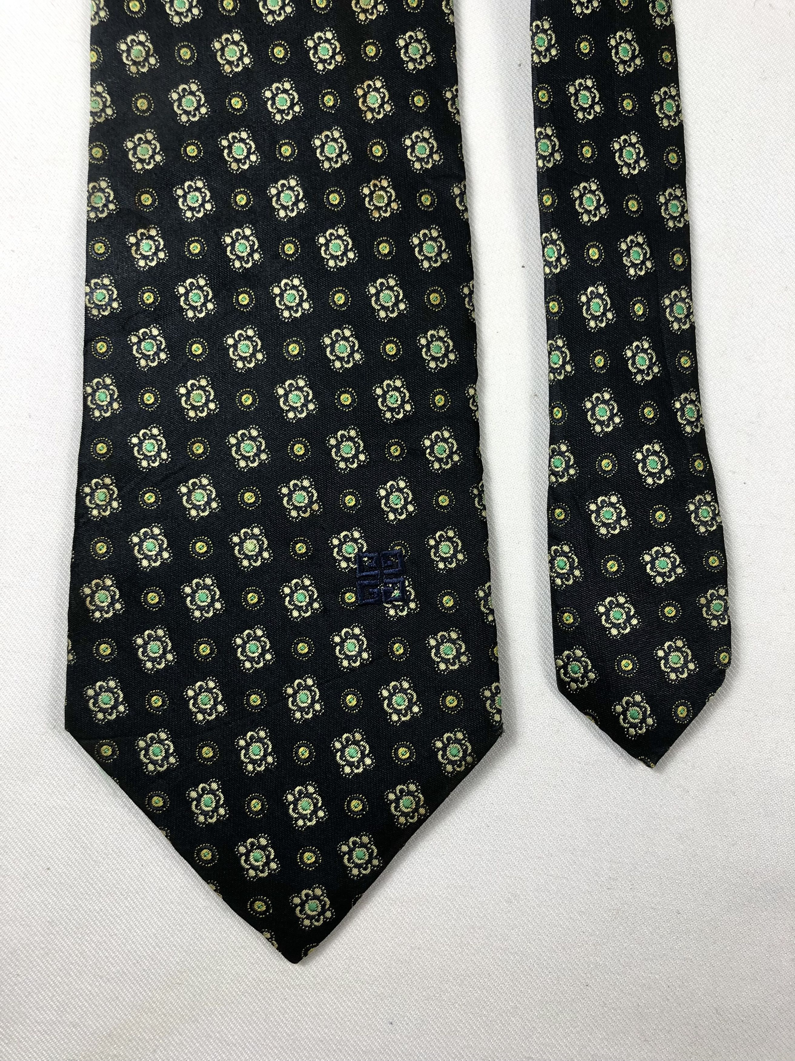 Givenchy Rare Monsieur Givenchy Silk Tie Size ONE SIZE - 3 Thumbnail