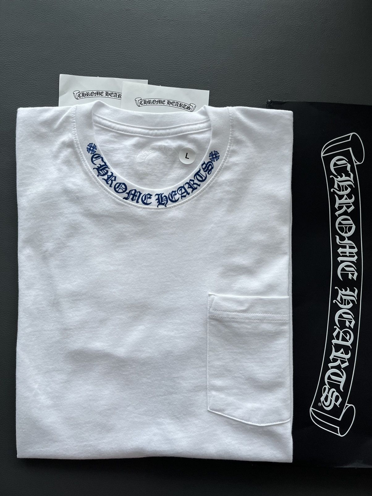 Chrome Hearts RARE Chrome Hearts Logo Tee T-shirt Brand New Size US L / EU 52-54 / 3 - 1 Thumbnail