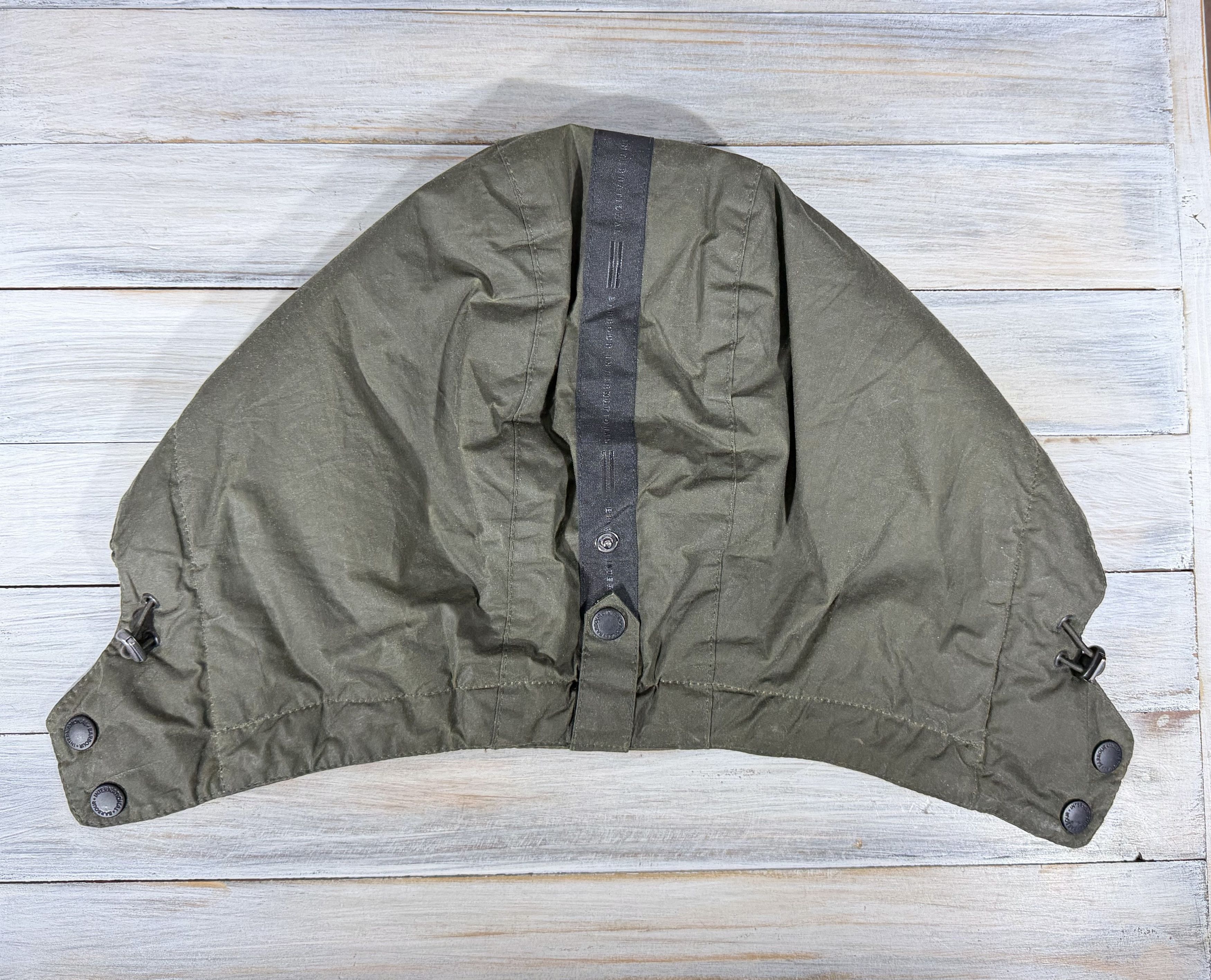 Barbour BARBOUR International Wax Hood For Waxed Cotton Jacket Size ONE SIZE - 12 Thumbnail