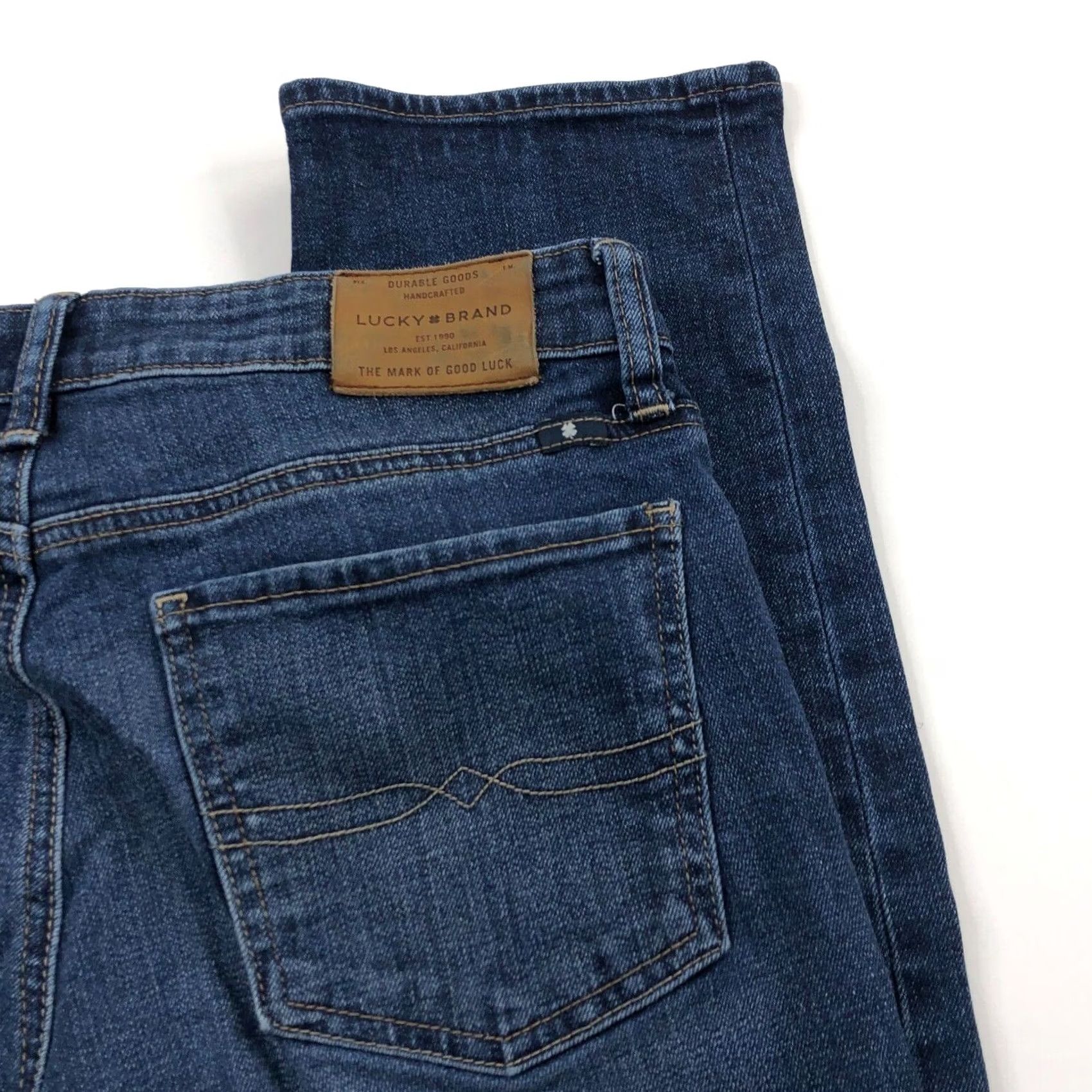Lucky Brand Lucky Brand Sweet Crop Denim Jeans Shirt? Mid Rise 29W 26L Blue 5-Pocket Regular Womens Jeans Size 28" / US 6 / IT 42 - 2 Thumbnail
