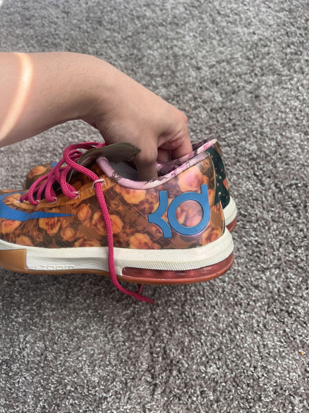 Nike KD 6 Aunt Pearl Basketball Shoe Size 8 Size US 8 / EU 41 - 4 Thumbnail
