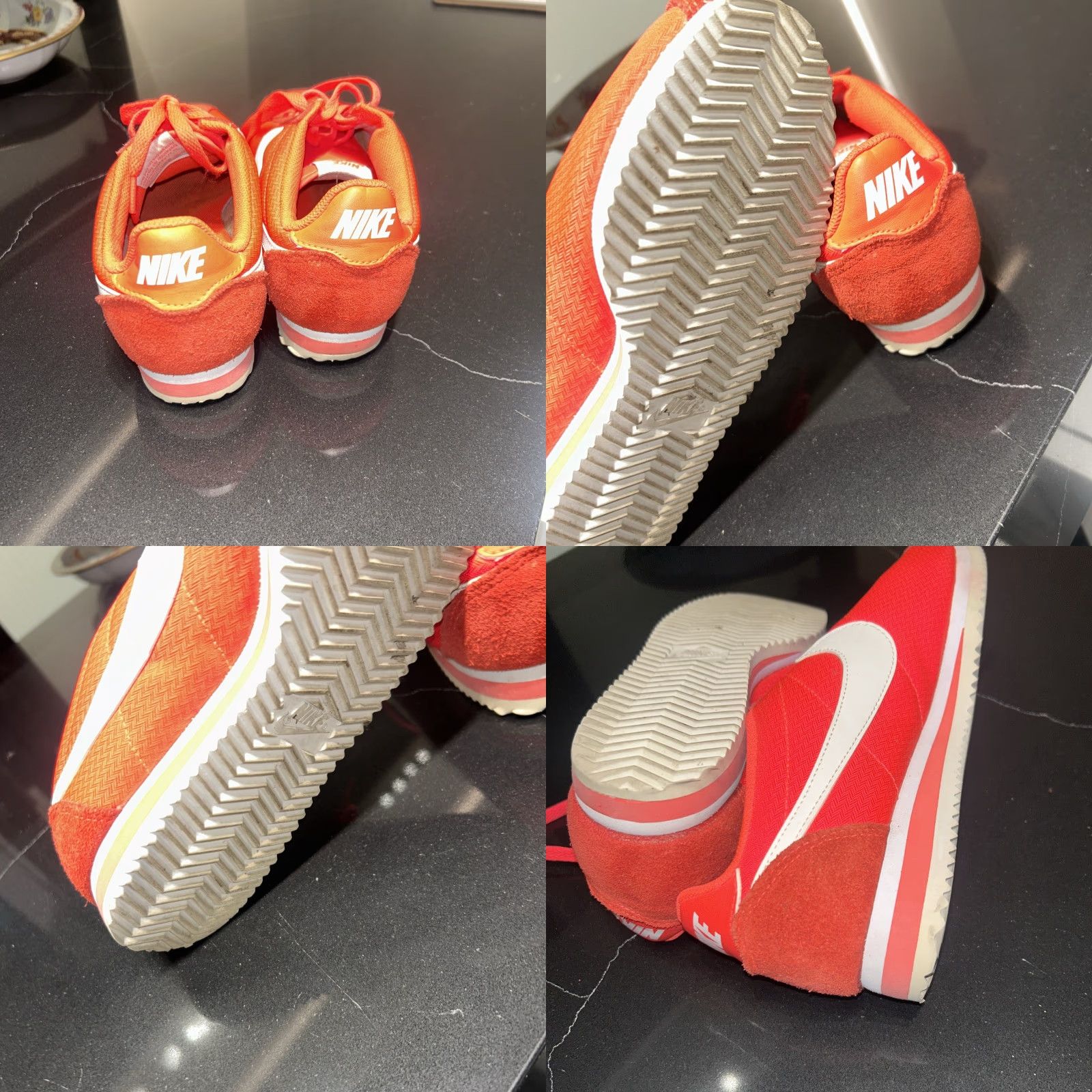 Nike Nike Women’s Classic Cortez Sneaker 749864-810 Nylon Neon Orange Pink Low Top Lace Up Athletic Shoes Women US 8/UK 5/Shoes 2016 Size US 5 / IT 35 - 8 Thumbnail