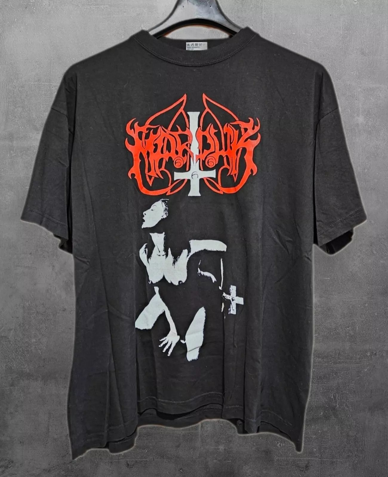 Band Tees × Vintage MARDUK 1995 Vintage t-Shirt XL - Fuck Me Jesus