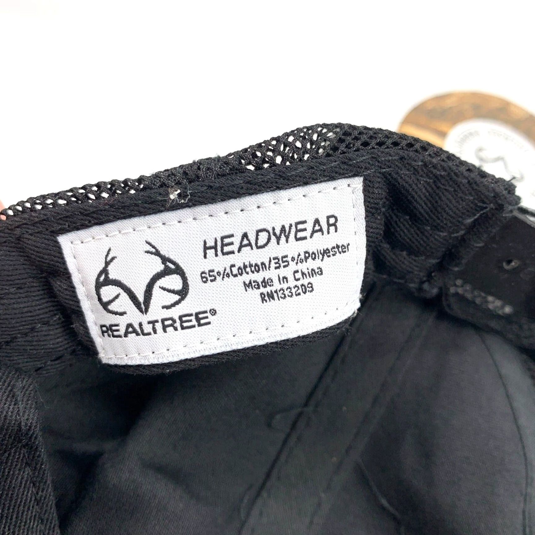 Realtree Realtree Outfitters Headwear Adjustable Baseball Cap Men's Gray NWT Grey Solid Outdoor All Season Adjustable Straps Cap Mens Size ONE SIZE - 5 Thumbnail
