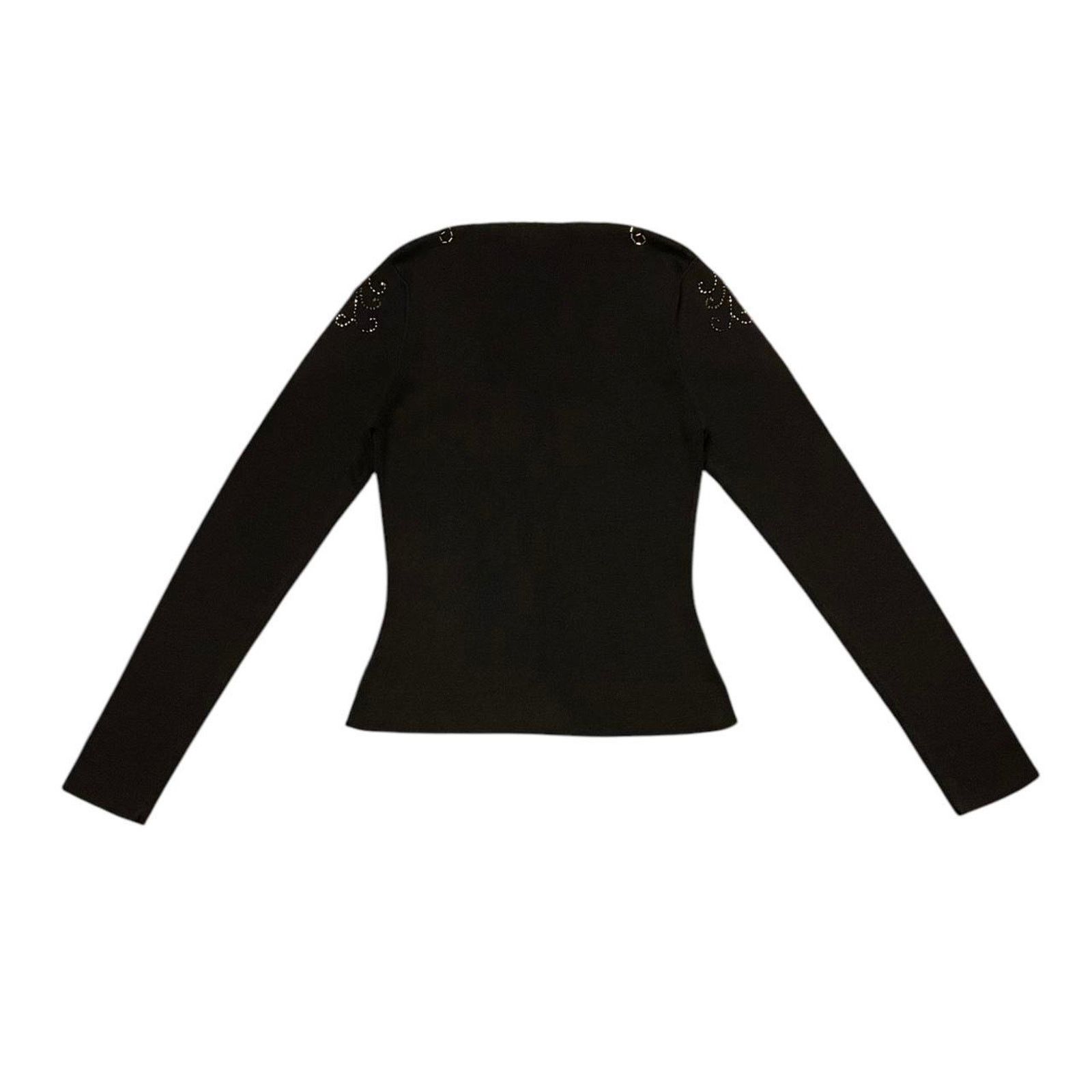 Betsey Johnson VTG 90s Betsey Johnson New York 100% silk full-zip cardigan Size M / US 6-8 / IT 42-44 - 3 Thumbnail