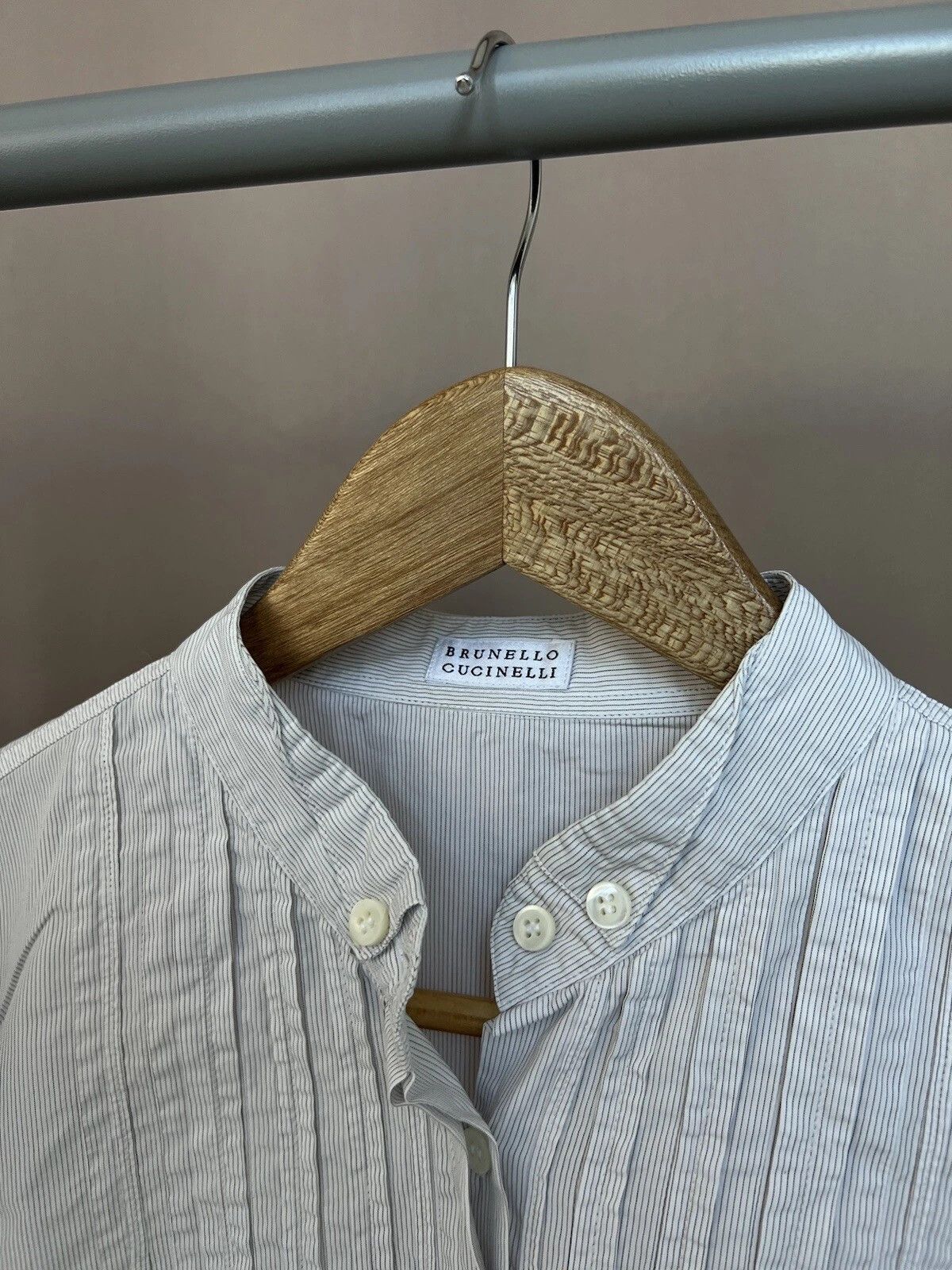 Brunello Cucinelli Brunello Cucinelli Button Up Shirt Womens Size XL/L Size L / US 10 / IT 46 - 8 Thumbnail