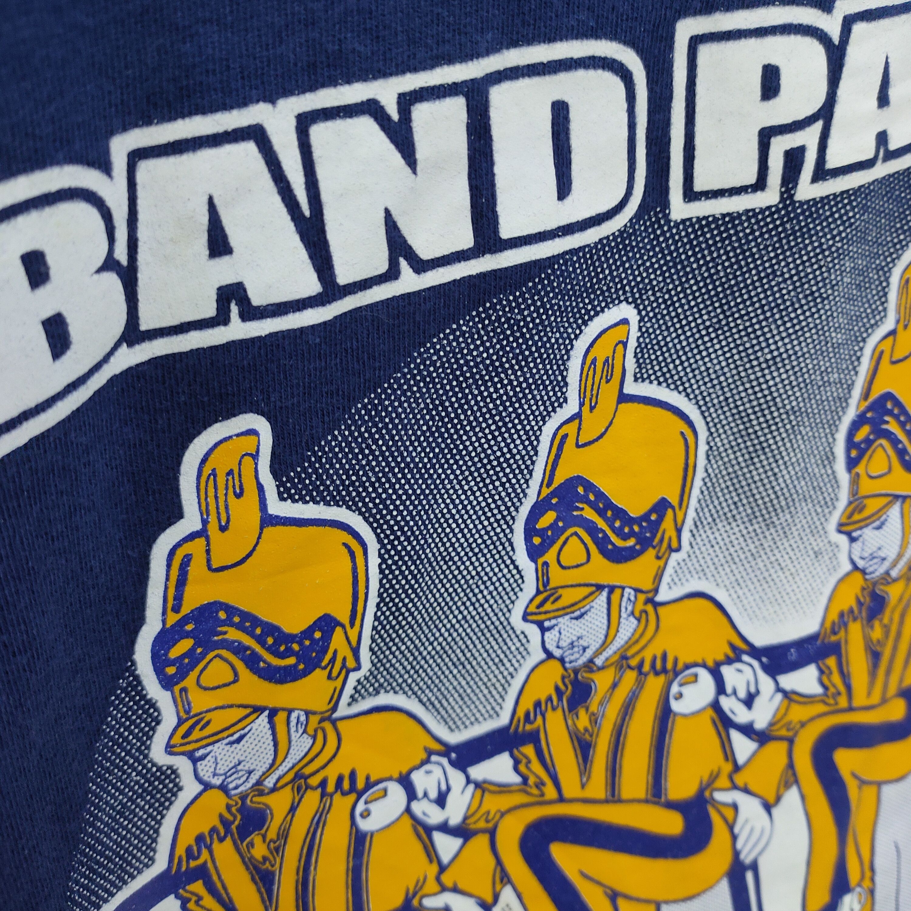 Vintage 90s Marching Panthers Band Orchestra T-shirt Size US XL / EU 56 / 4 - 6 Thumbnail
