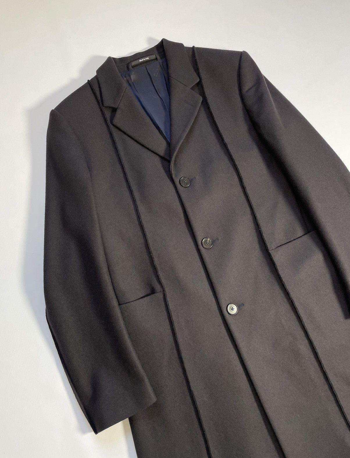 Maison Margiela A/W 14 ‘Inside Out Seam’ Overcoat Size US M / EU 48-50 / 2 - 7 Thumbnail