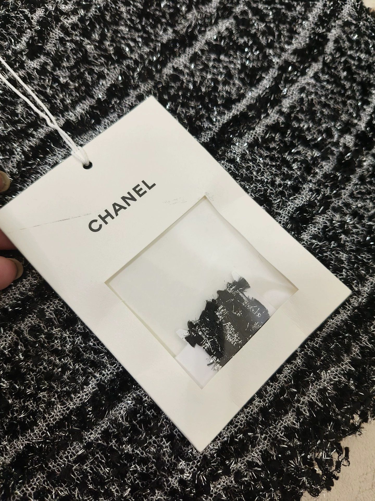Chanel Chanel 26c Black Silver Thread Camisole Size XS / US 0-2 / IT 36-38 - 3 Thumbnail