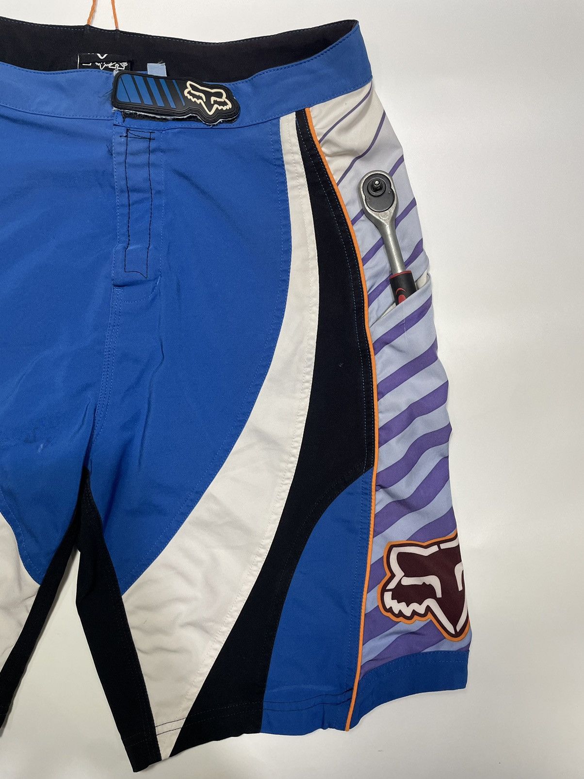 Vintage Vtg Fox Racing Short enduro motocross enduro zip pocket boar Size US 30 / EU 46 - 4 Thumbnail