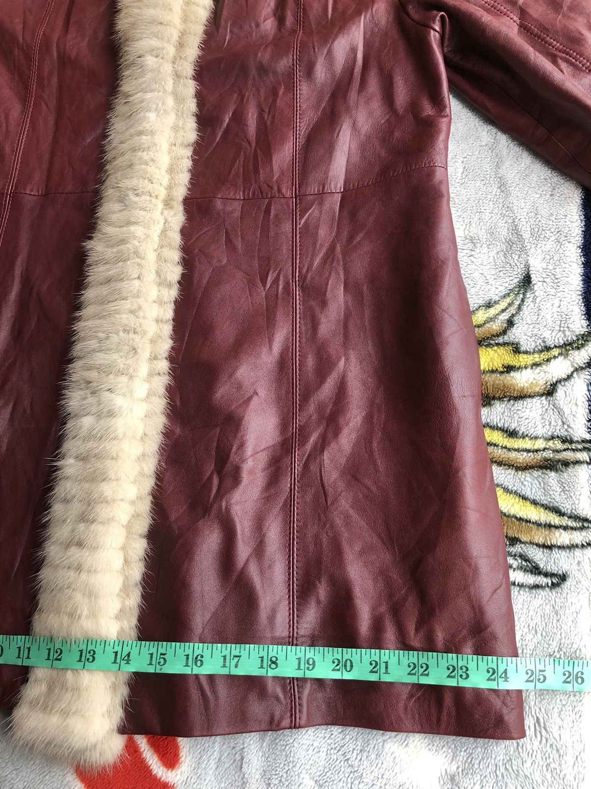 Japanese Brand Vintage Wolf Fur Leather Sheepskin Coat Jacket Size M / US 6-8 / IT 42-44 - 11 Thumbnail