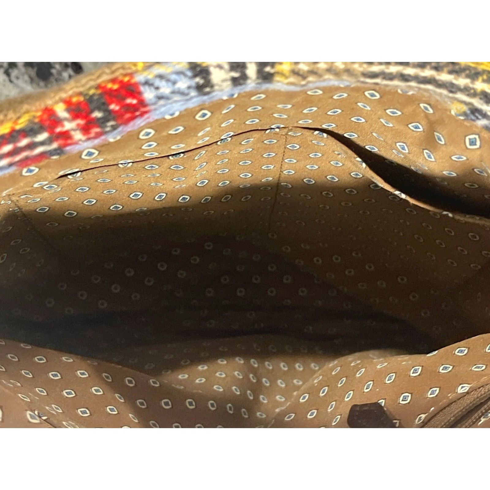 Vera Bradley Vera Bradley Women’s Medium Wool Plaid Crossbody Shoulder Bag Casual MultiColor Size ONE SIZE - 6 Thumbnail