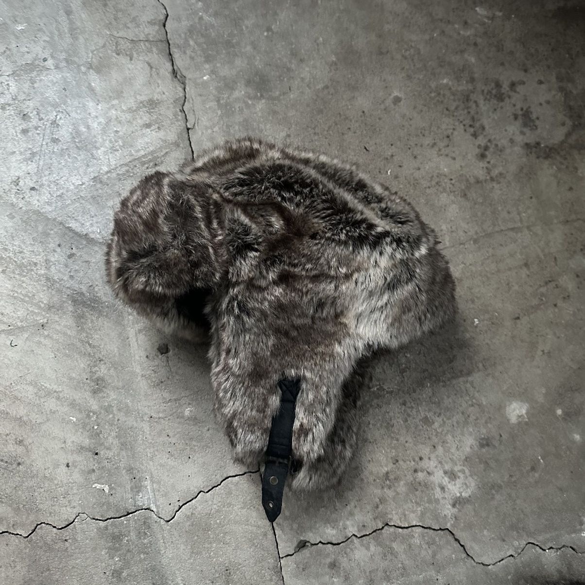 Vintage Y2K Faux Fur Ushanka Vintage Fuzzy Warm Trapper Hat Size ONE SIZE - 7 Thumbnail