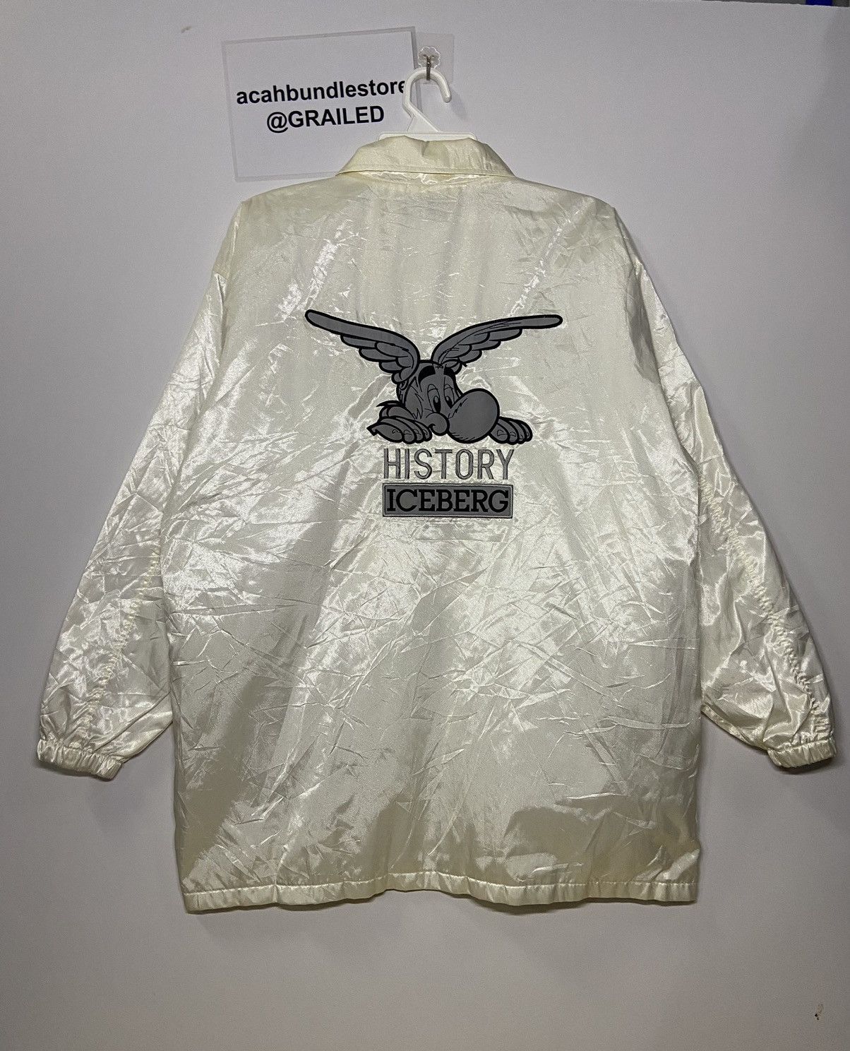 image of Iceberg History Angels Grumpy Light Jacket in White, Men's (Size XL)