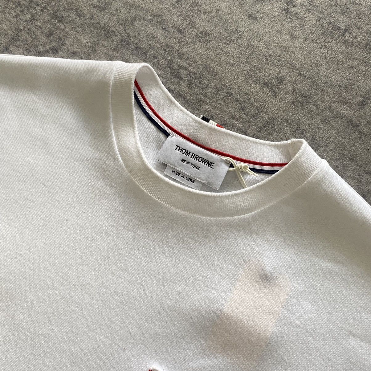 Thom Browne THOM BROWNE Pocket T Shirt WHITE Size US L / EU 52-54 / 3 - 2 Thumbnail